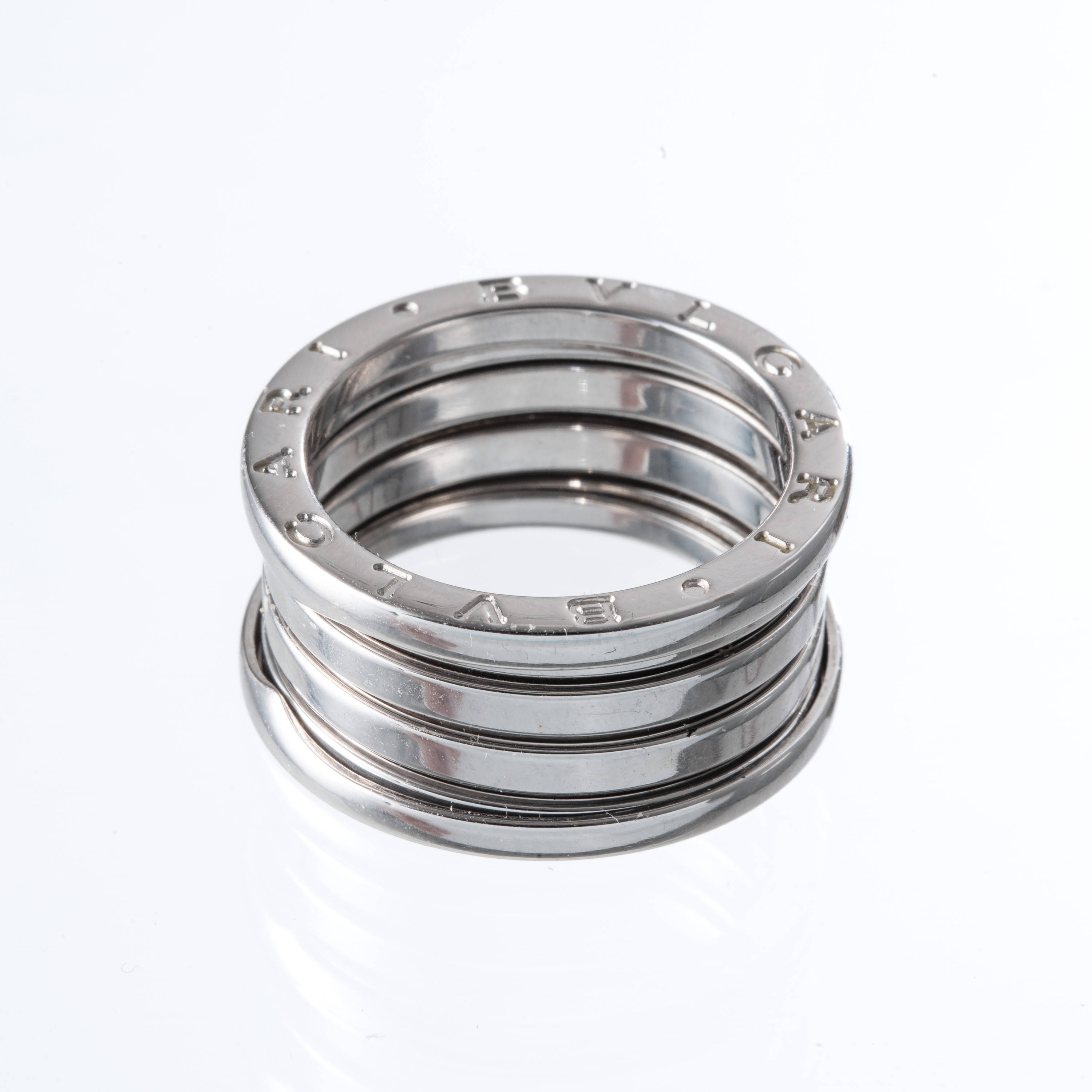 BULGARI - B1ANELLO IN ORO BIANCO 18KT