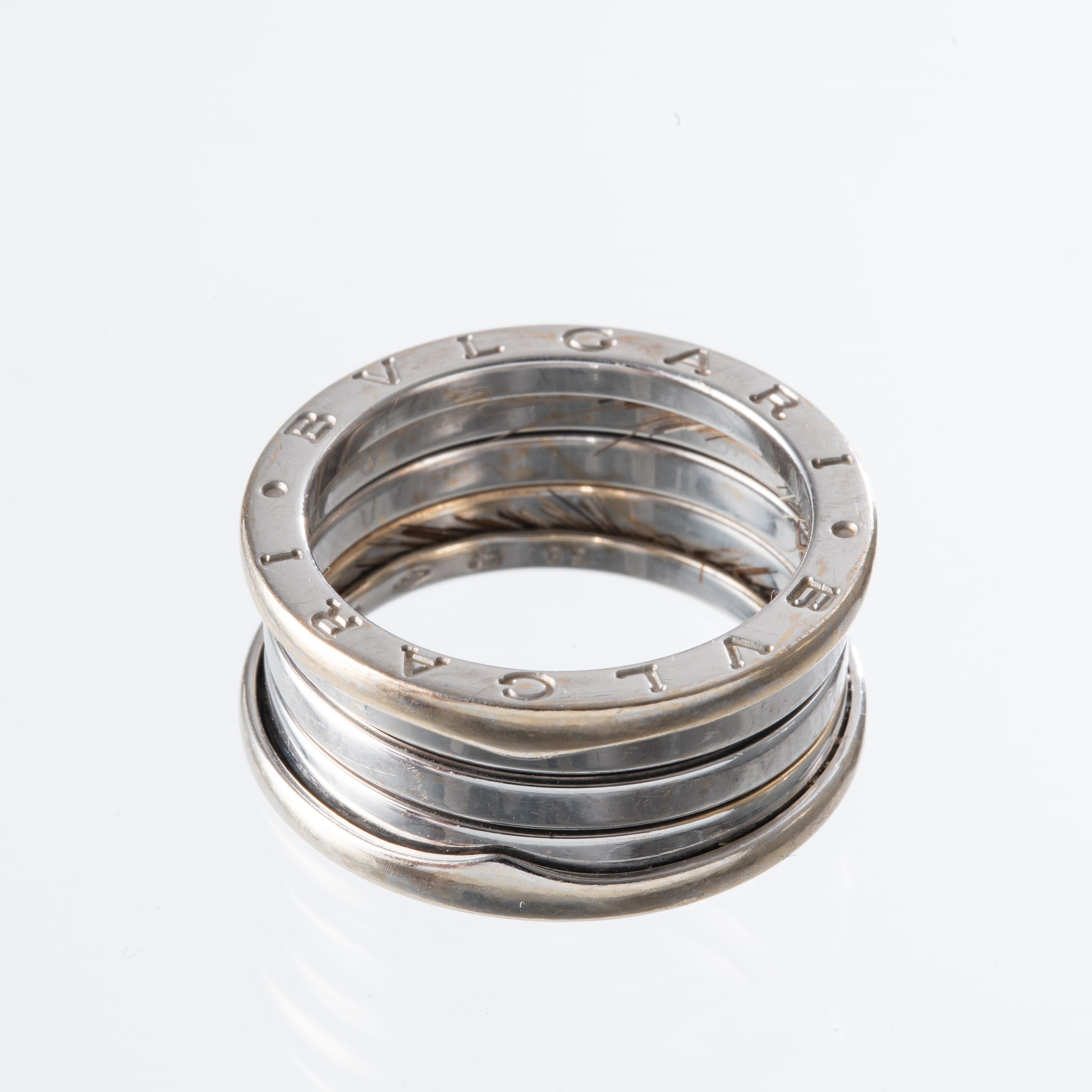 BULGARI - B01ANELLO IN ORO BIANCO 18 KT