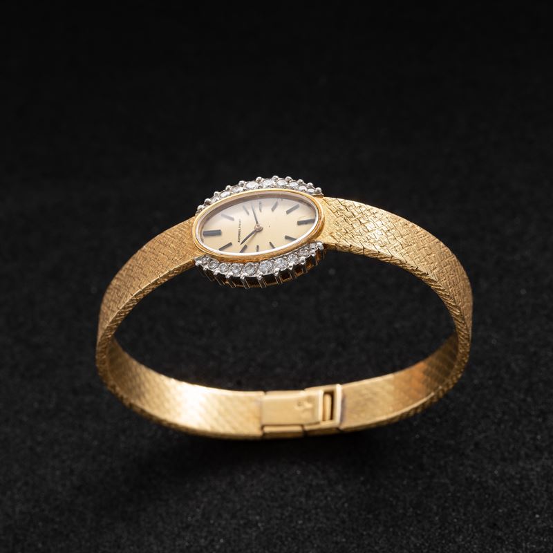 AUDEMARS PIGUET - COCKTAILOROLOGIO SOLO TEMPO IN ORO GIALLO 18KT DA DONNA A CARICA MANUALE CON GH...