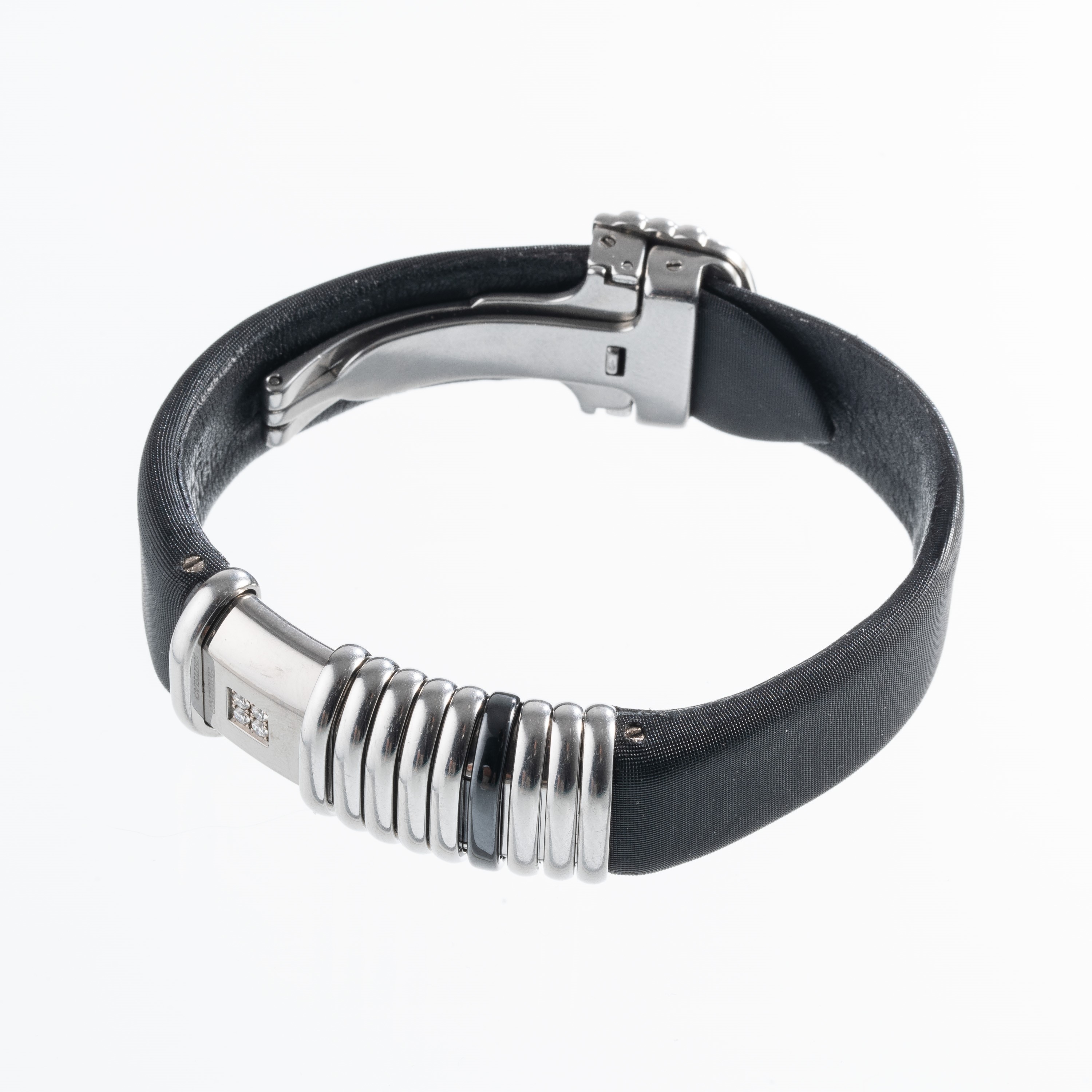 CARTIER - DECLARATIONOROLOGIO SOLO TEMPO IN ACCIAIO IN ACCIAIO E TITANIO A 'BRACCIALE' AL QUARZO.