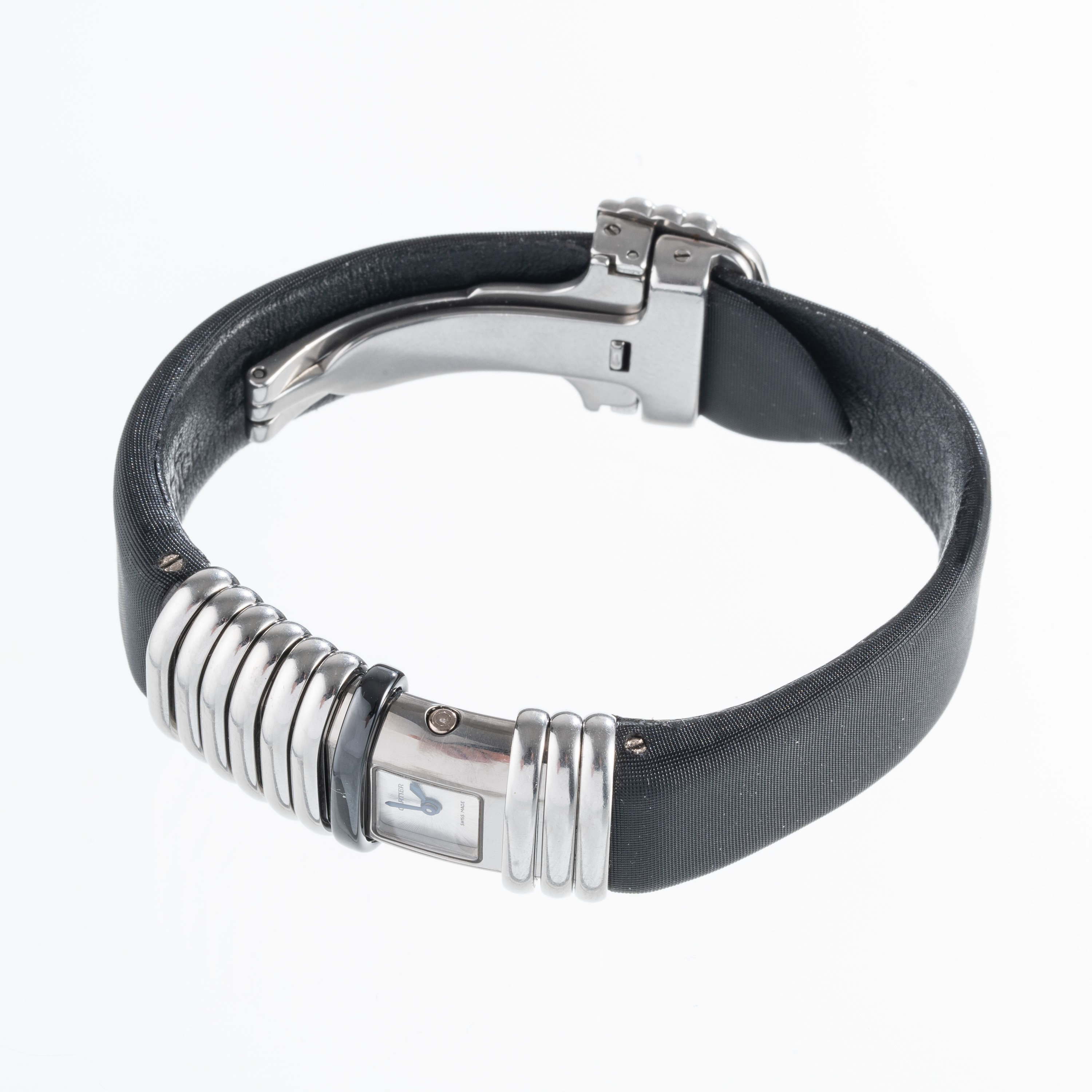 CARTIER - DECLARATIONOROLOGIO SOLO TEMPO IN ACCIAIO IN ACCIAIO E TITANIO A 'BRACCIALE' AL QUARZO.