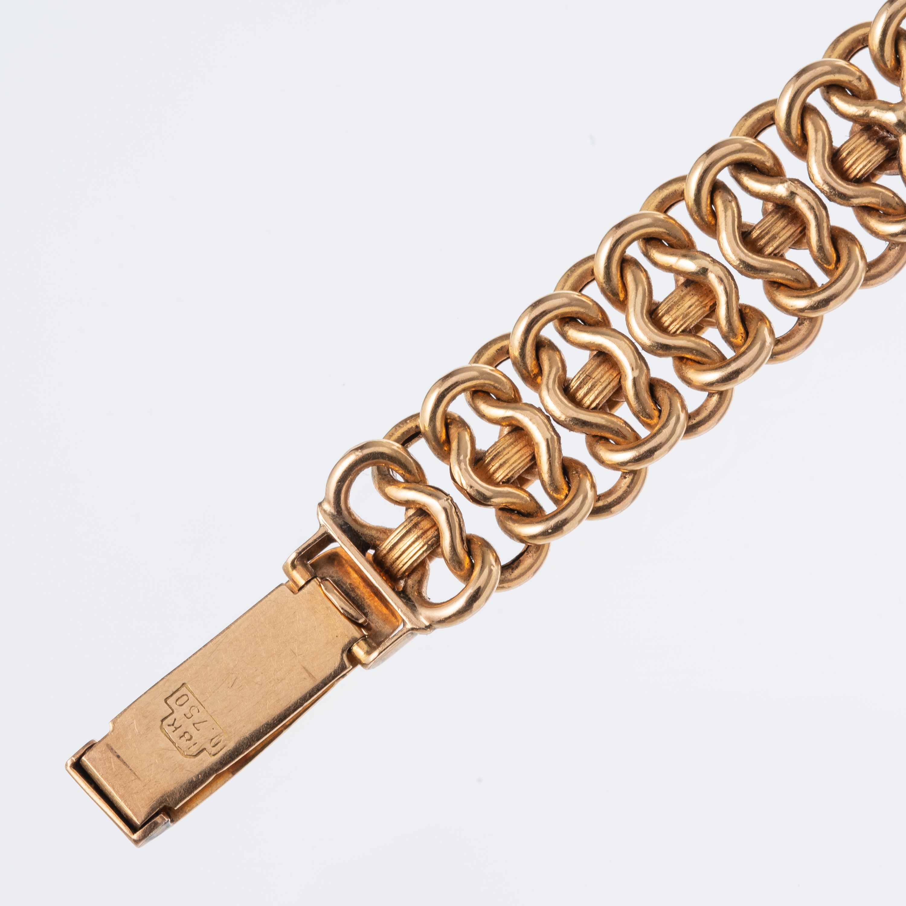SILVER - OROLOGIO DA DONNA IN ORO 18 KT CON CINTURINO CON SCALA REGOLABILE DA CM 18 A CM 19
