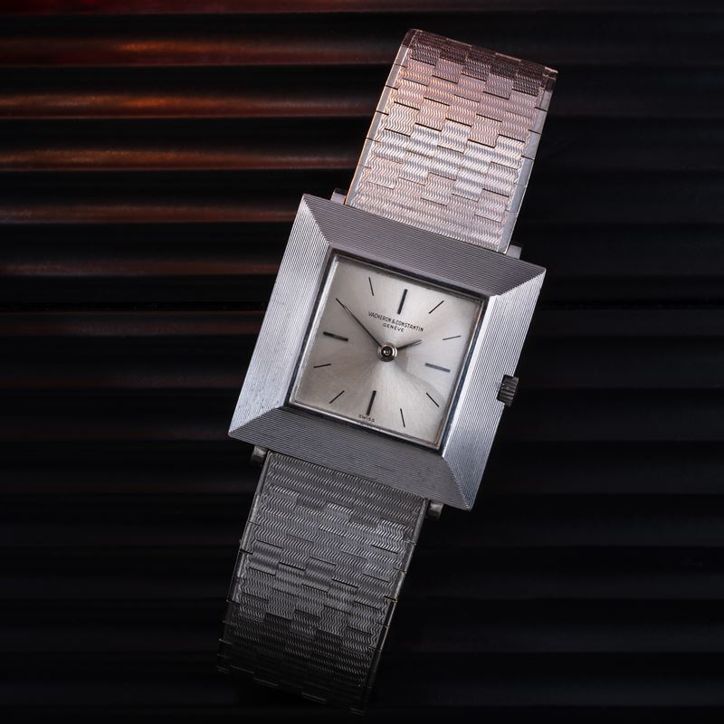 VACHERON CONSTANTIN - ULTRAPIATTOOROLOGIO SOLO TEMPO A CARICA MANUALE IN ORO BIANCO 18KT CON BRAC...