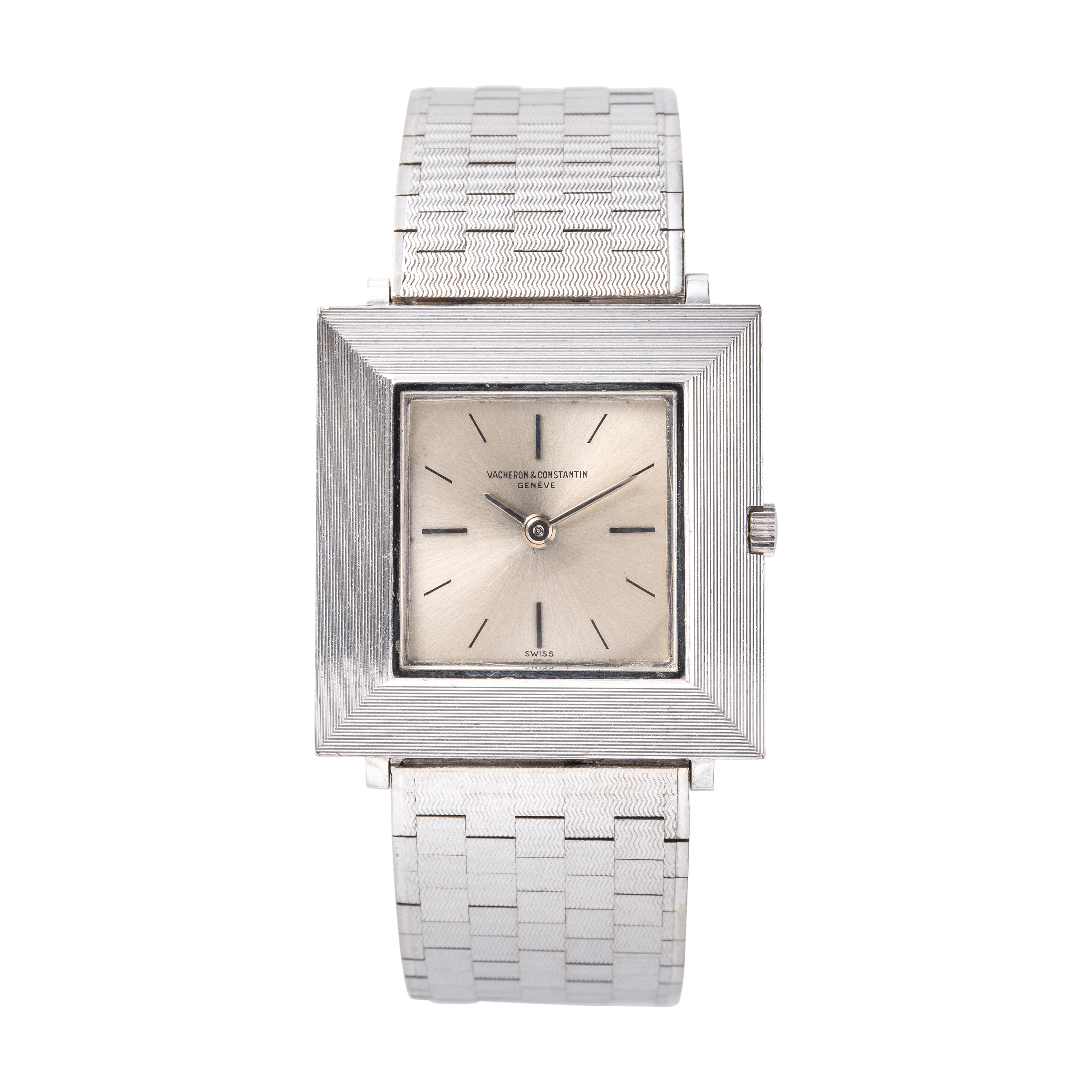 VACHERON CONSTANTIN - ULTRAPIATTOOROLOGIO SOLO TEMPO A CARICA MANUALE IN ORO BIANCO 18KT CON BRAC...