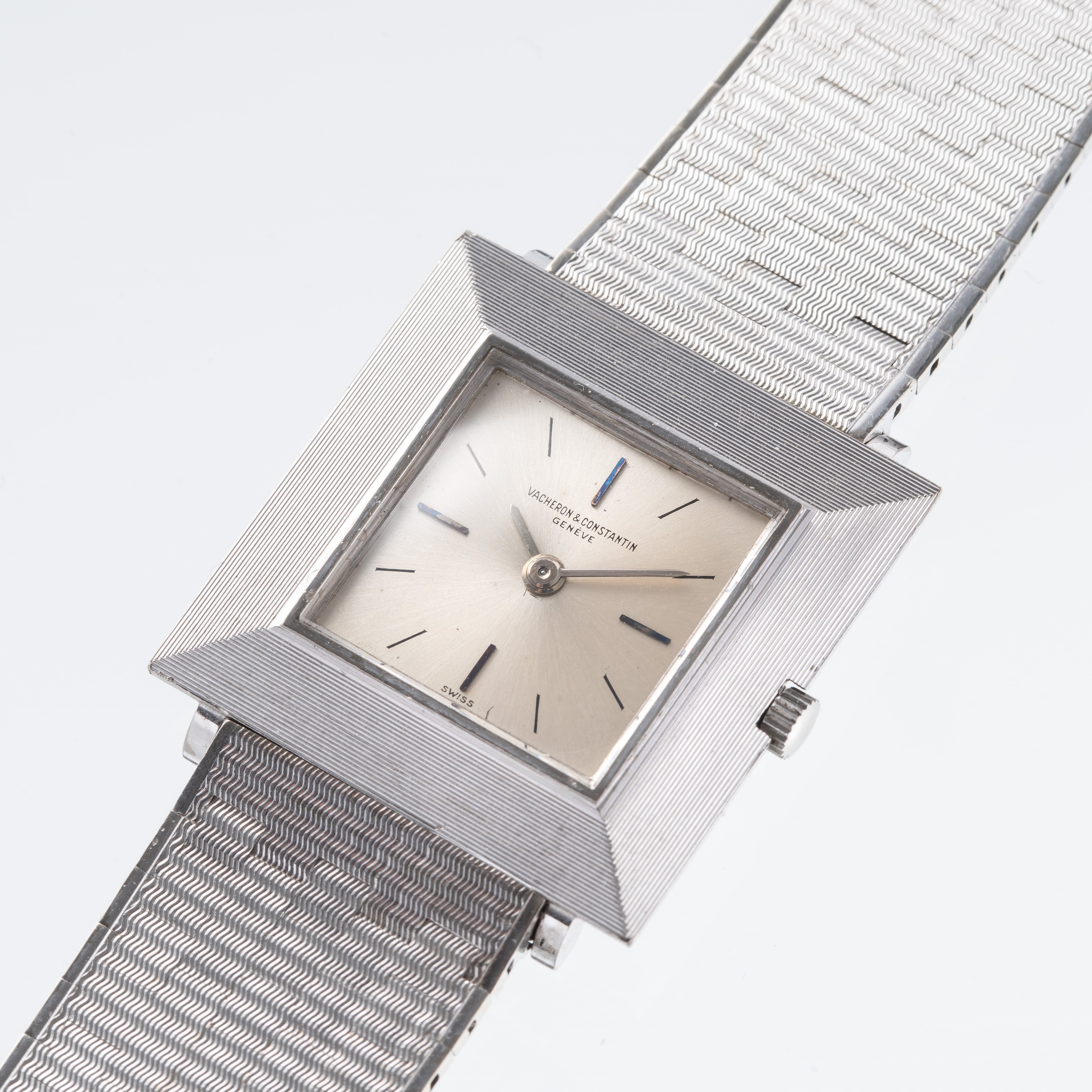 VACHERON CONSTANTIN - ULTRAPIATTOOROLOGIO SOLO TEMPO A CARICA MANUALE IN ORO BIANCO 18KT CON BRAC...