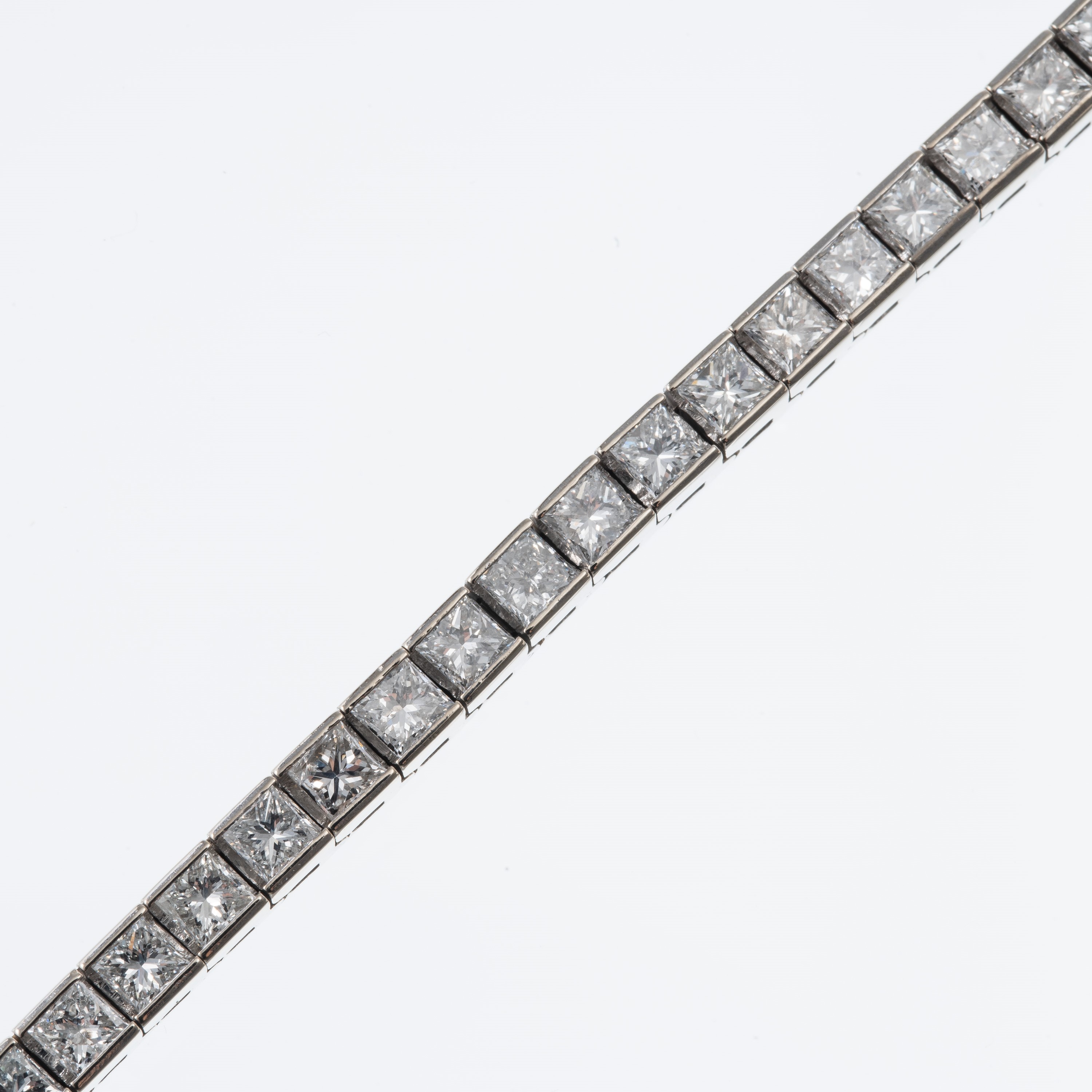 BRACCIALE TENNIS IN ORO BIANCO 18KT