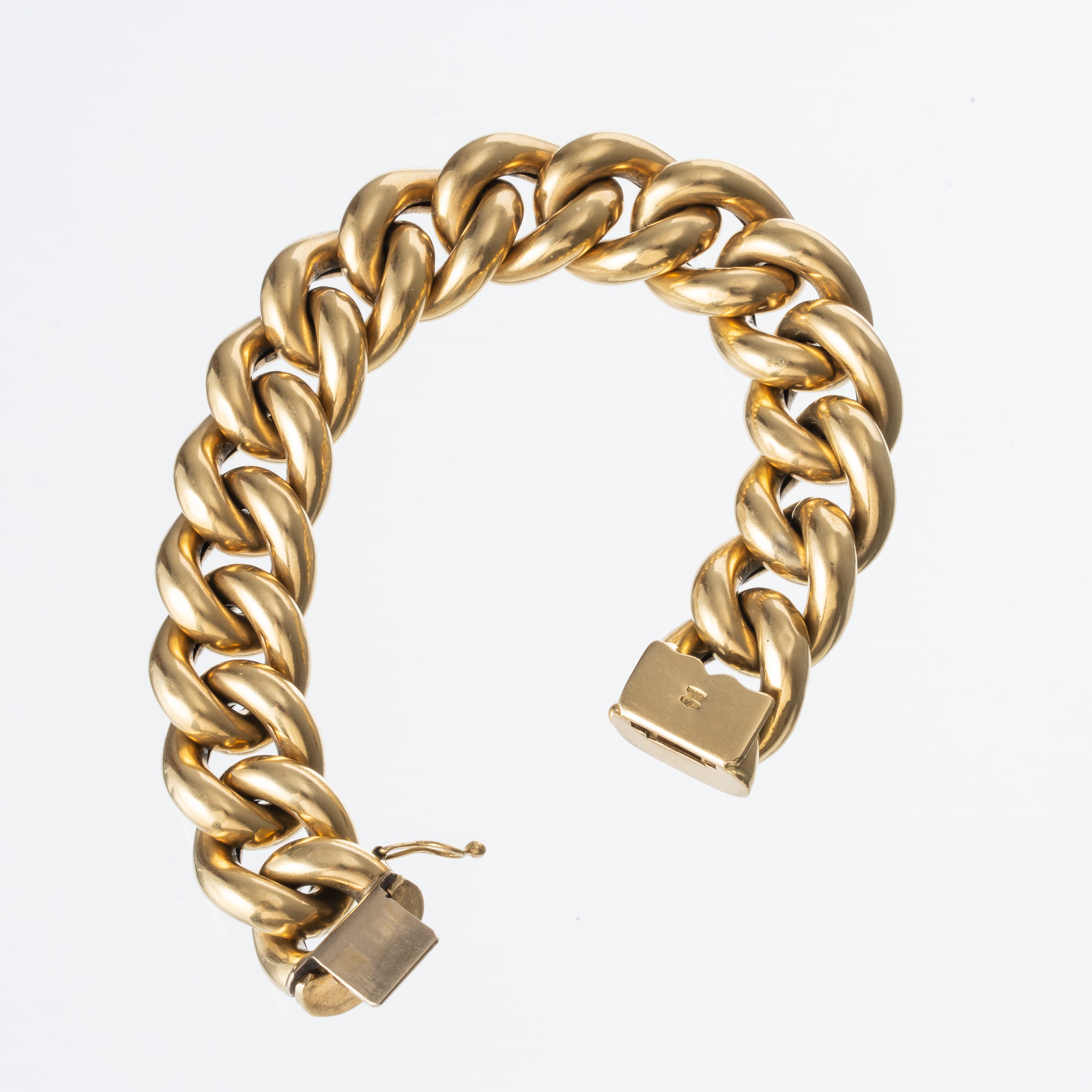 BRACCIALE A 'CATENA' IN ORO GIALLO 18KT
