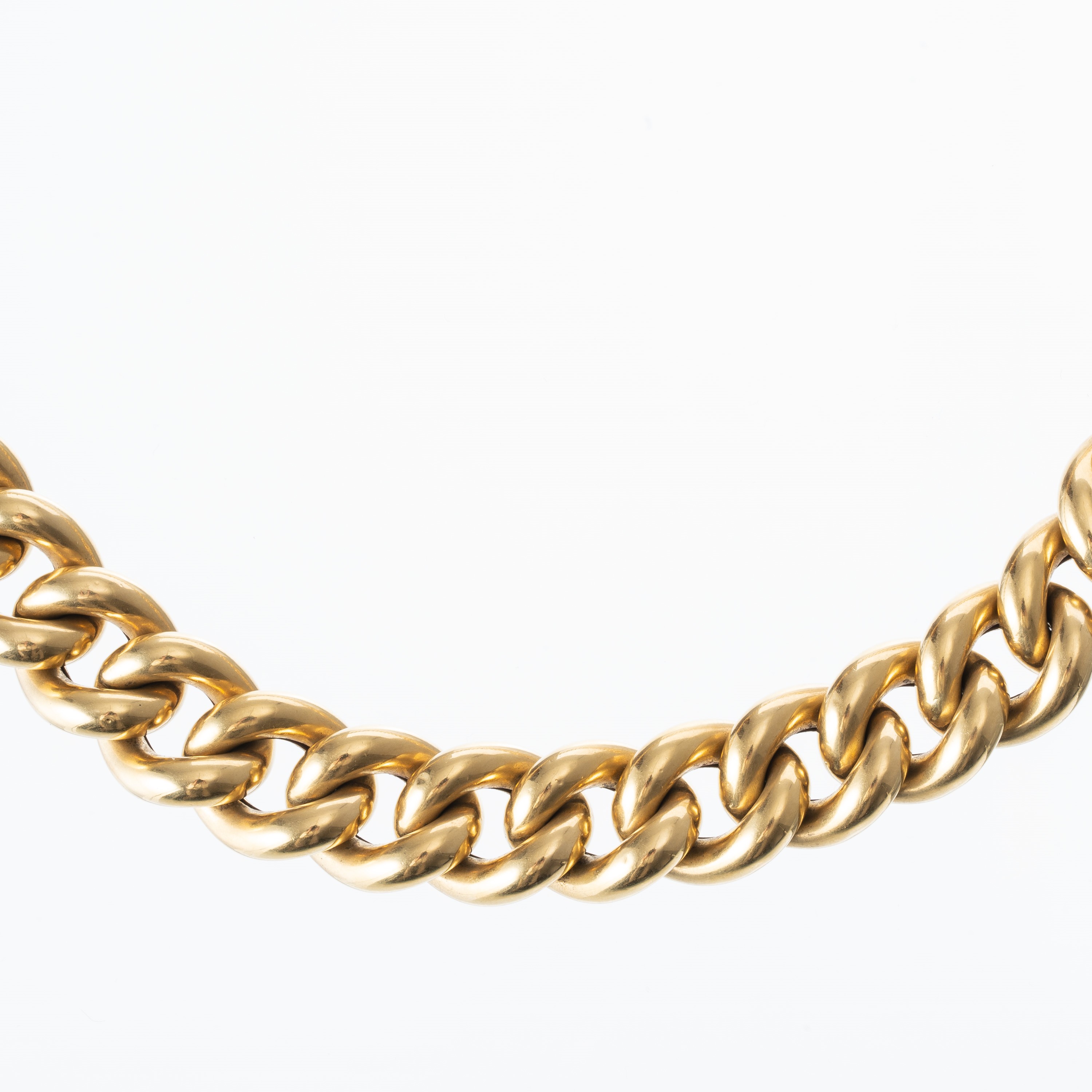 COLLANA A 'CATENA' IN ORO GIALLO 18KT