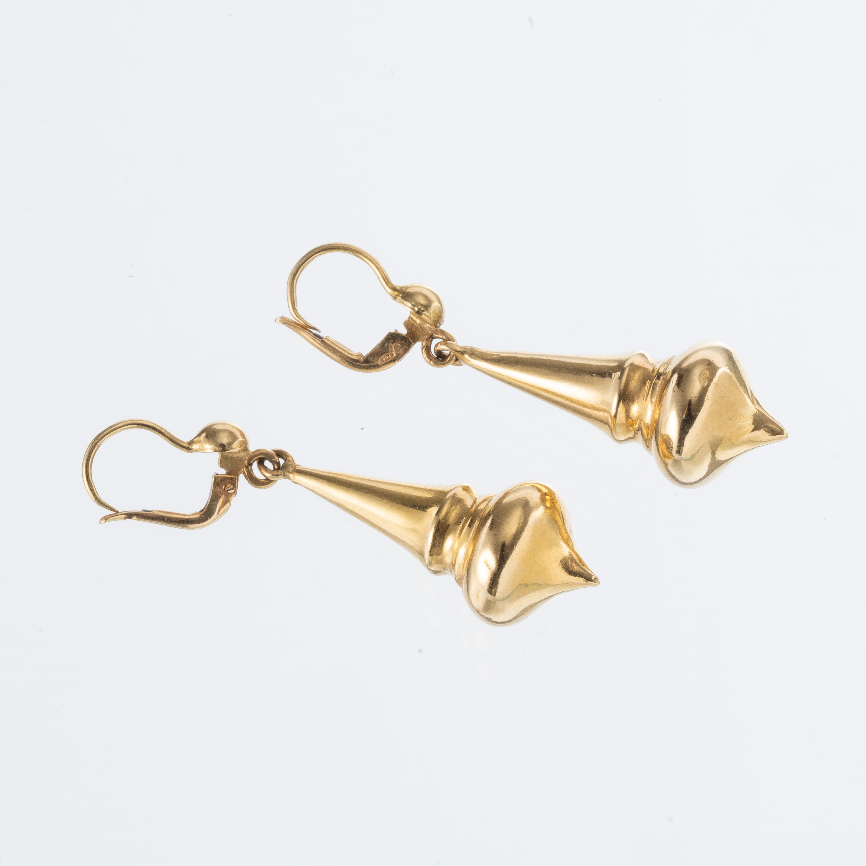 ORECCHINI 'A TROTTOLA' IN ORO GIALLO