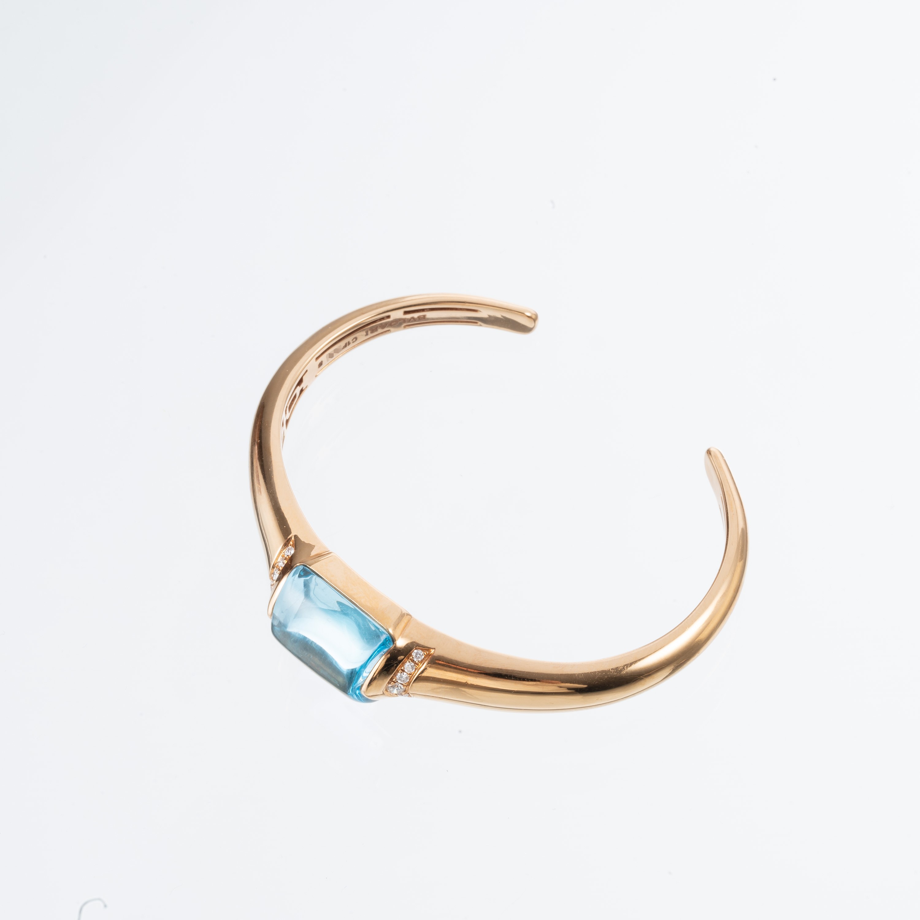 BULGARI - PARURE PARURE IN ORO GIALLO 18KT E QUARZO