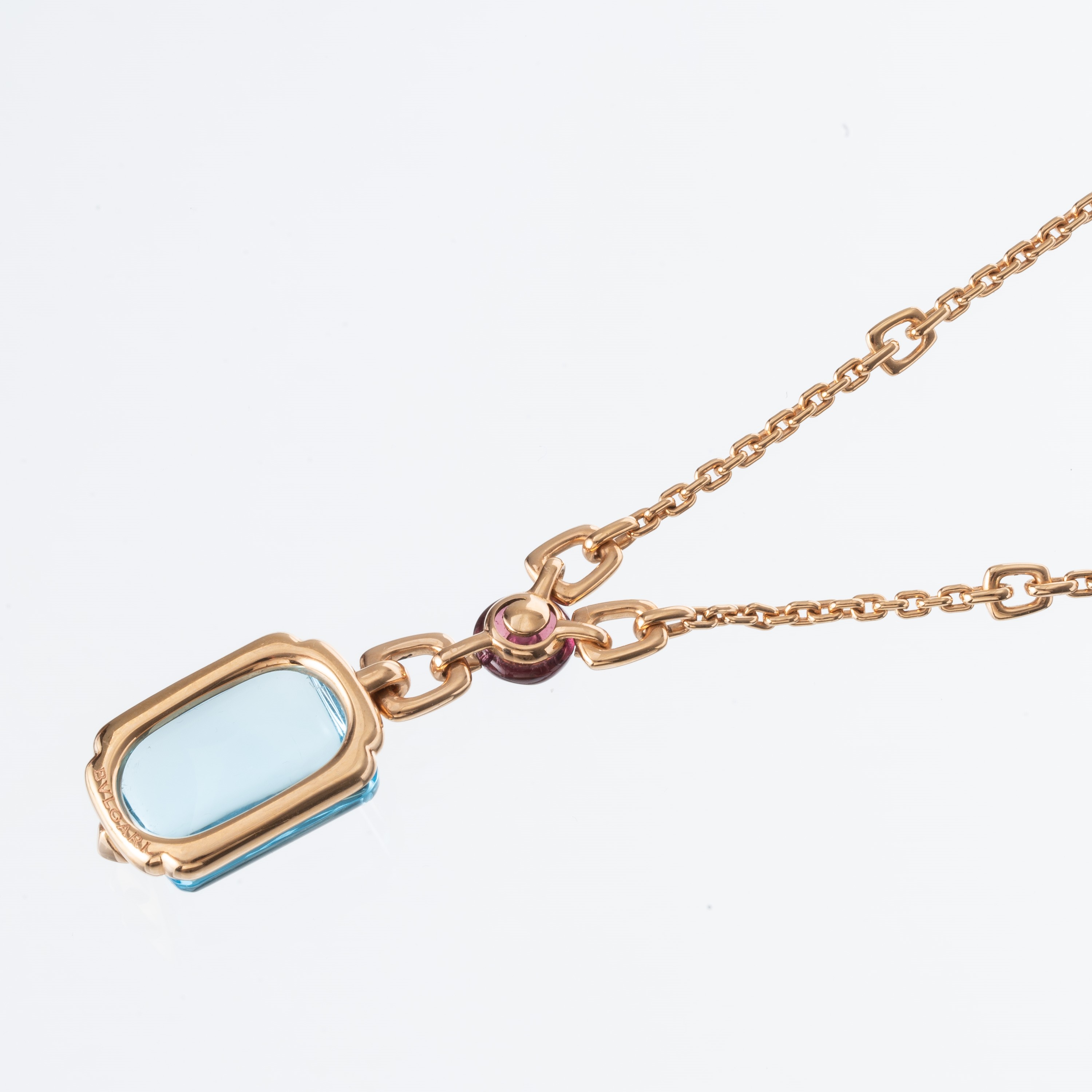 BULGARI - PARURE PARURE IN ORO GIALLO 18KT E QUARZO