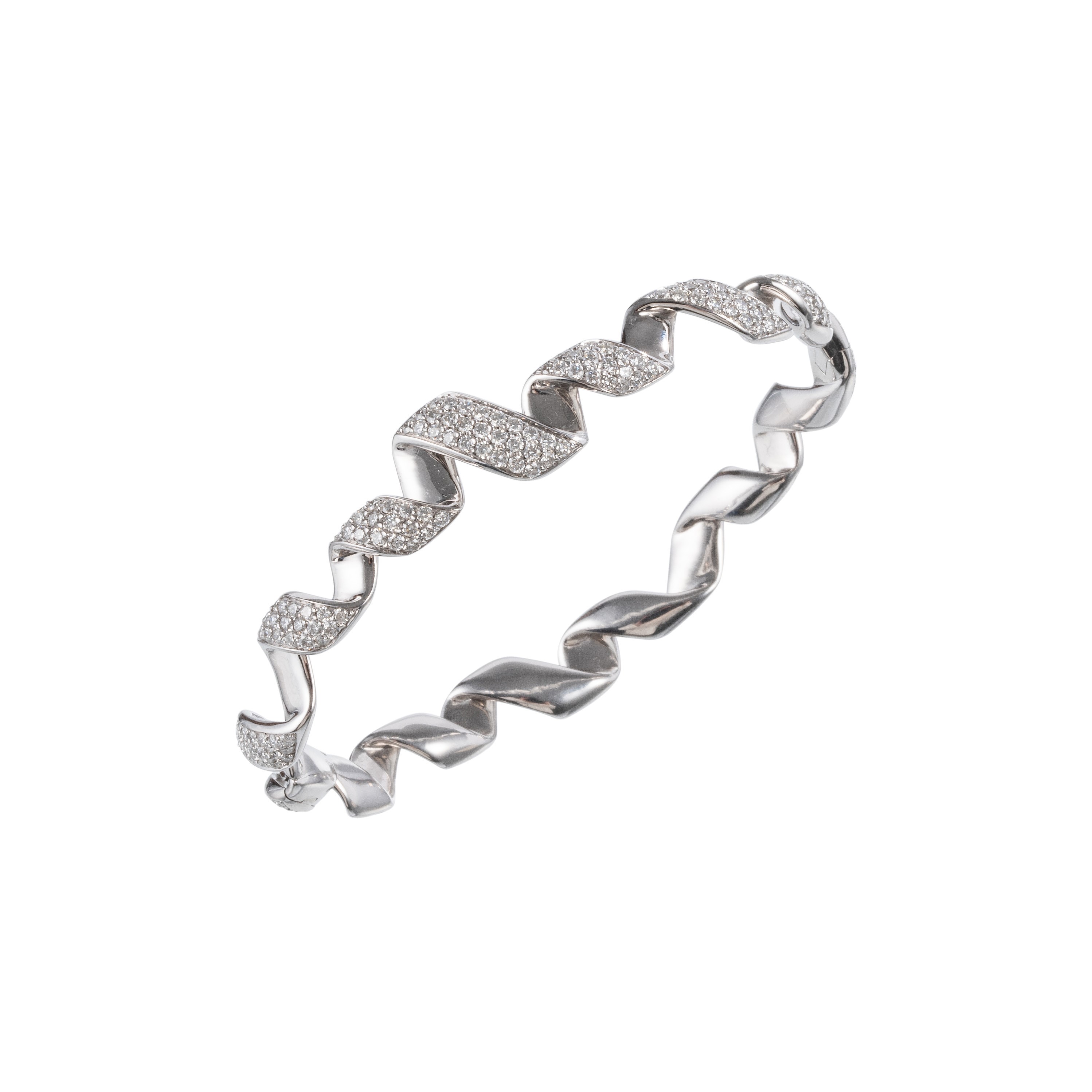 DIOR - BRACCIALE COUTREBRACCIALE IN ORO BIANCO 18KT E DIAMANTI