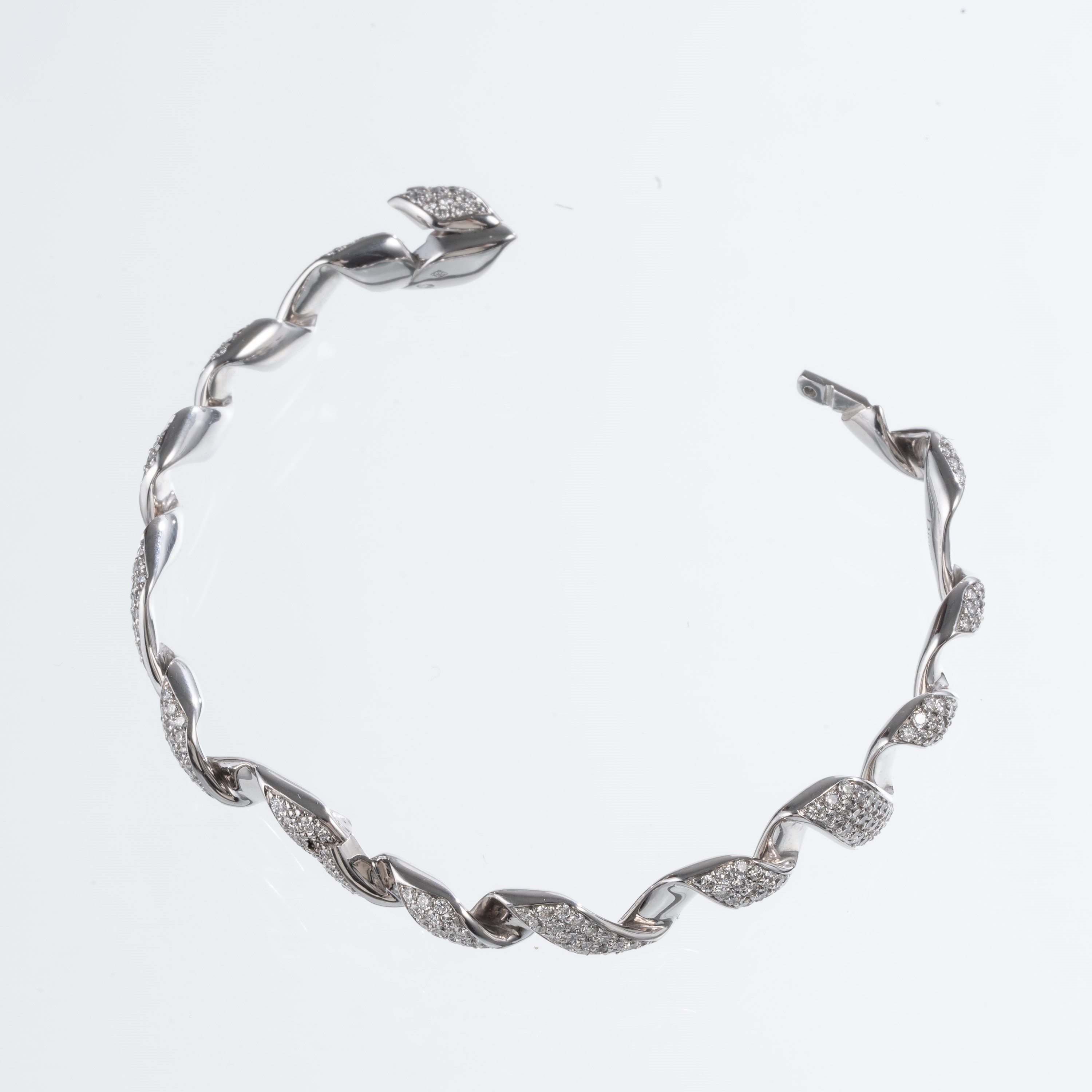 DIOR - BRACCIALE COUTREBRACCIALE IN ORO BIANCO 18KT E DIAMANTI