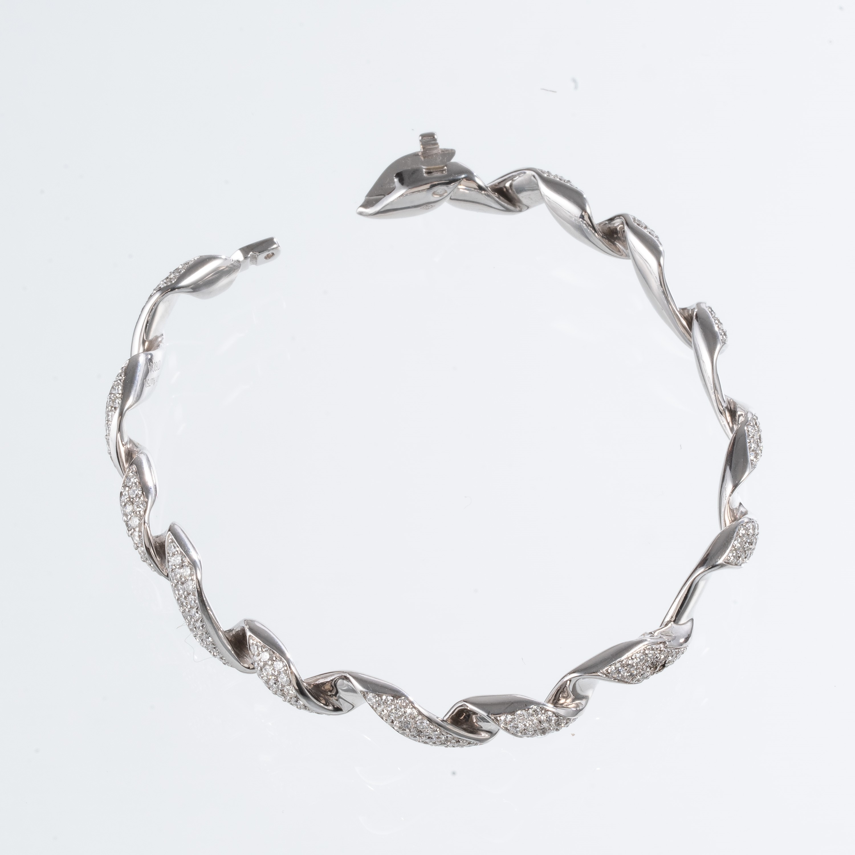 DIOR - BRACCIALE COUTREBRACCIALE IN ORO BIANCO 18KT E DIAMANTI