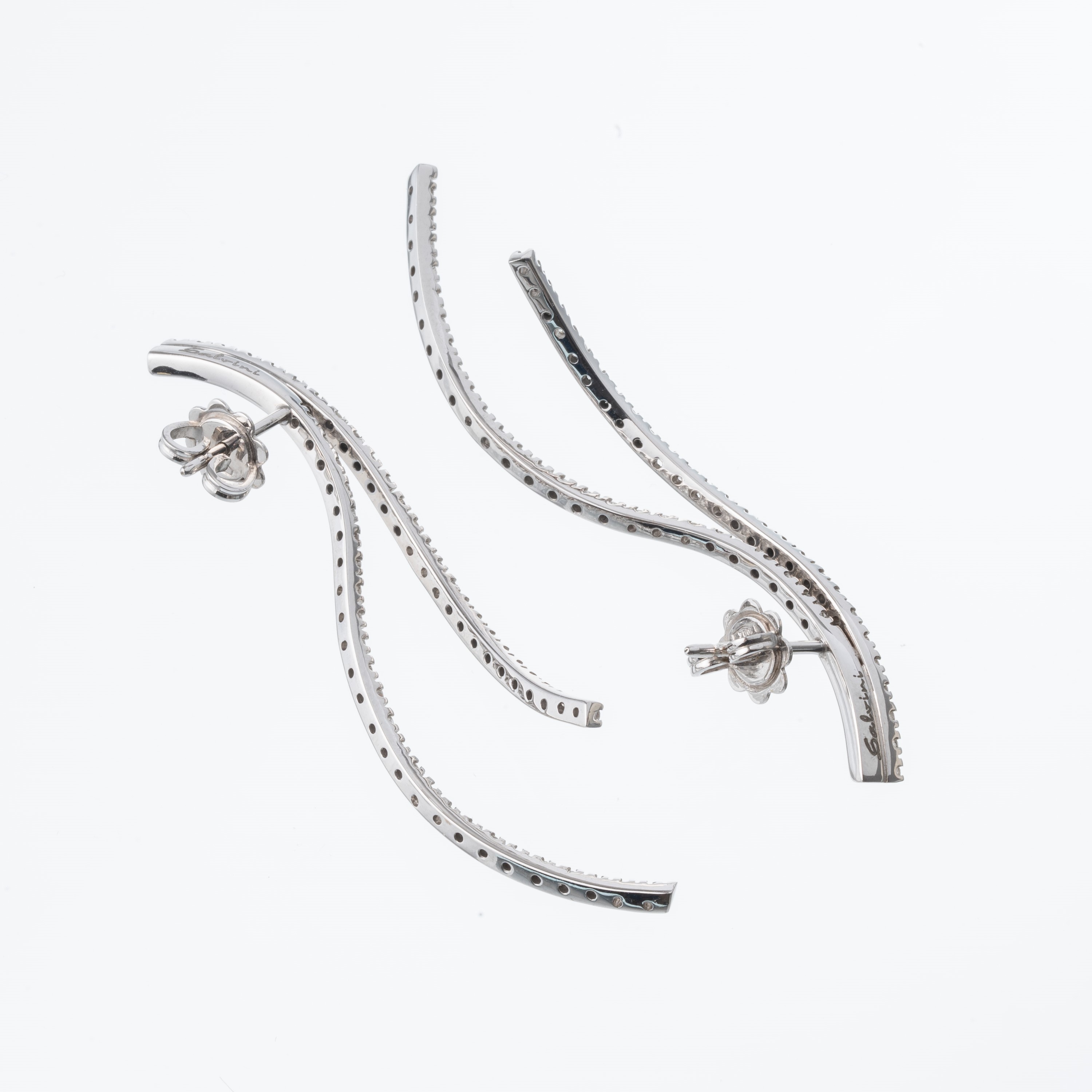 SALVINI - ORECCHINI ORECCHINI IN ORO BIANCO 18 KT CON DIAMANTI