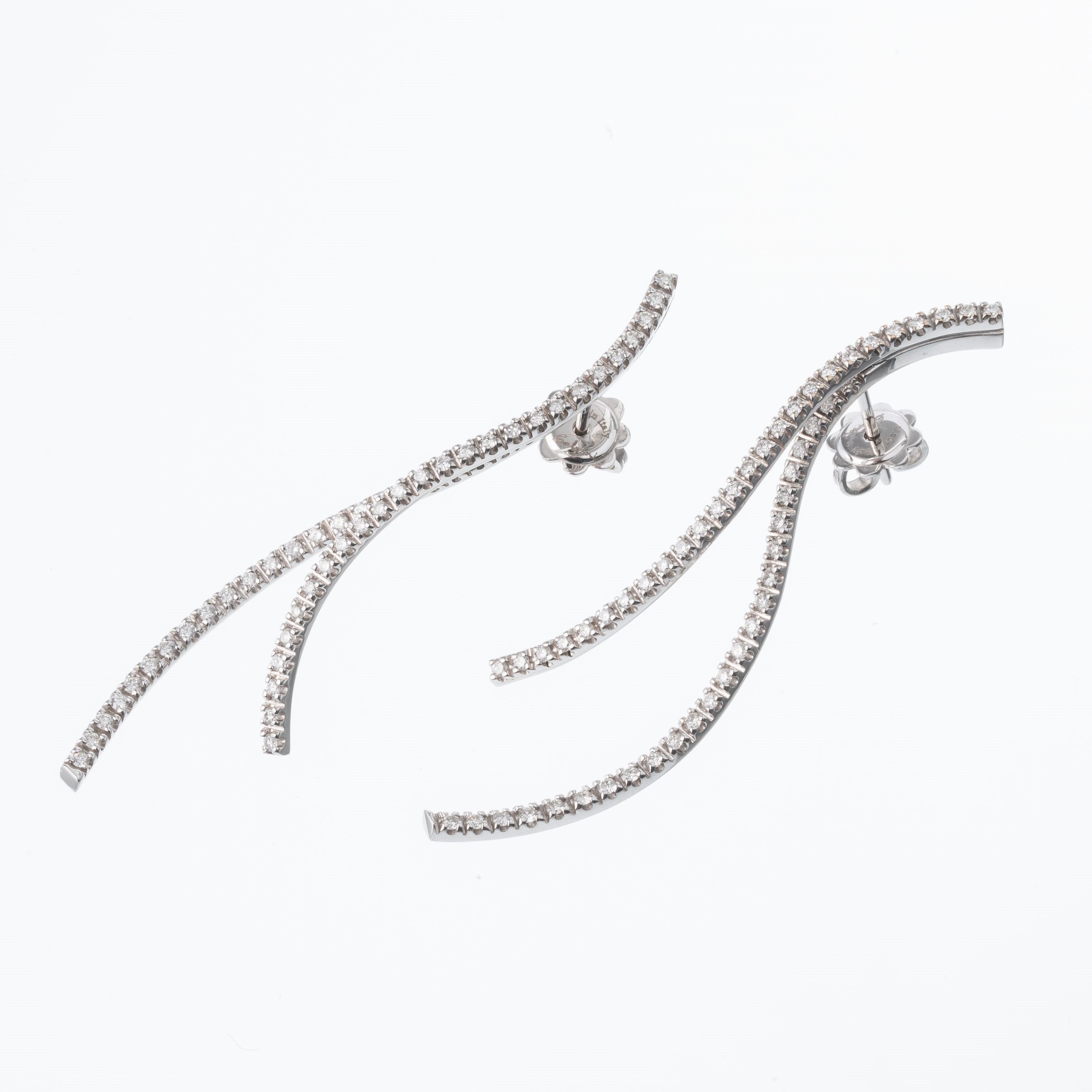 SALVINI - ORECCHINI ORECCHINI IN ORO BIANCO 18 KT CON DIAMANTI