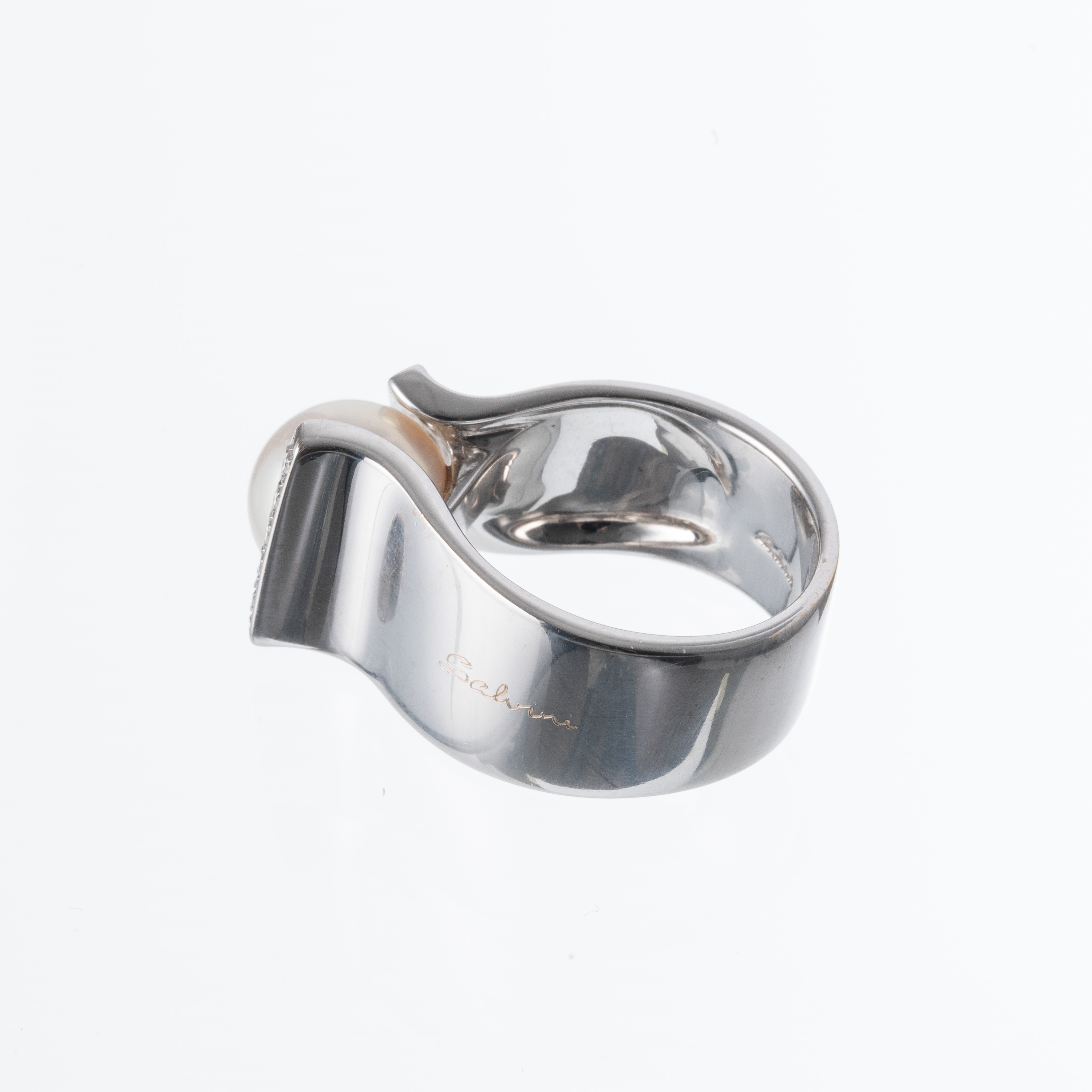 SALVINI - ANELLOANELLO IN ORO 18 KT CON PERLA COLTIVATA