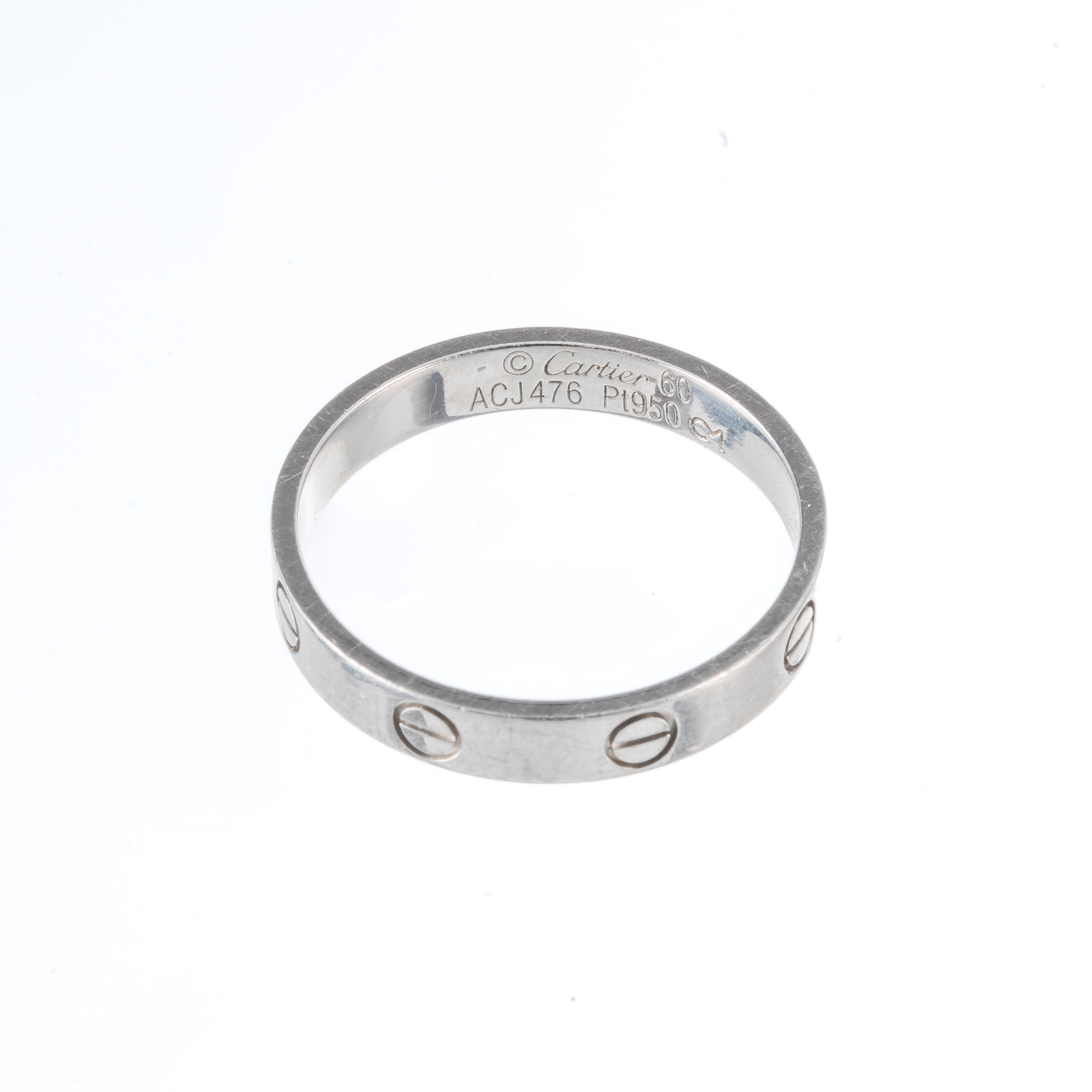 CARTIER - LOVEANELLO IN PLATINO