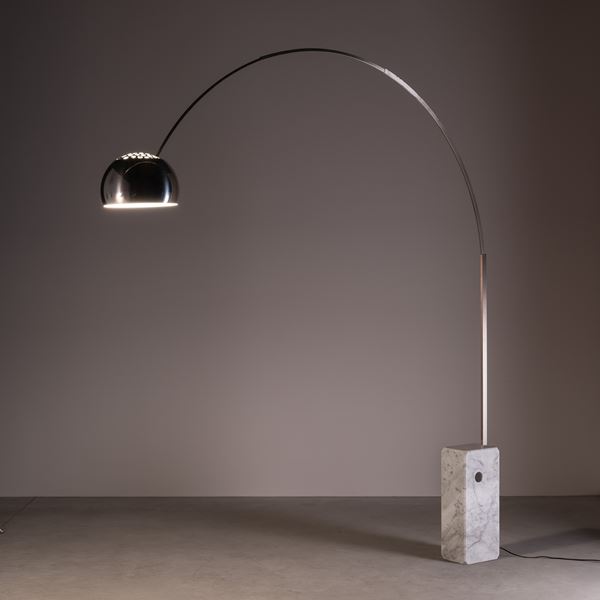Achille e Pier Giacomo Castiglioni - ACHILLE E PIER GIACOMO CASTIGLIONI, 'ARCO' FLOOR LAMP