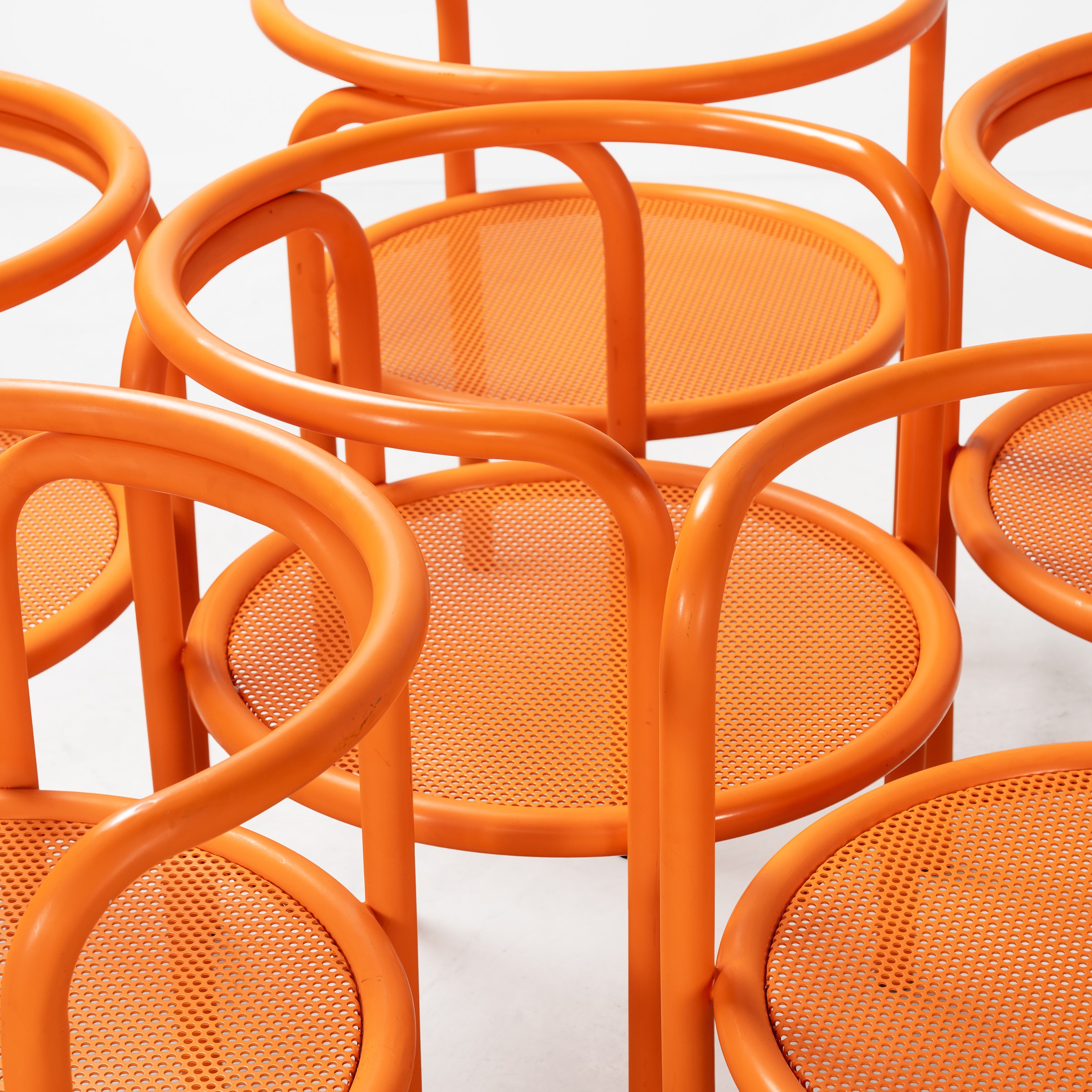 GAE AULENTI, SET DI SEI SEDIE 'LOCUS SOLUS'