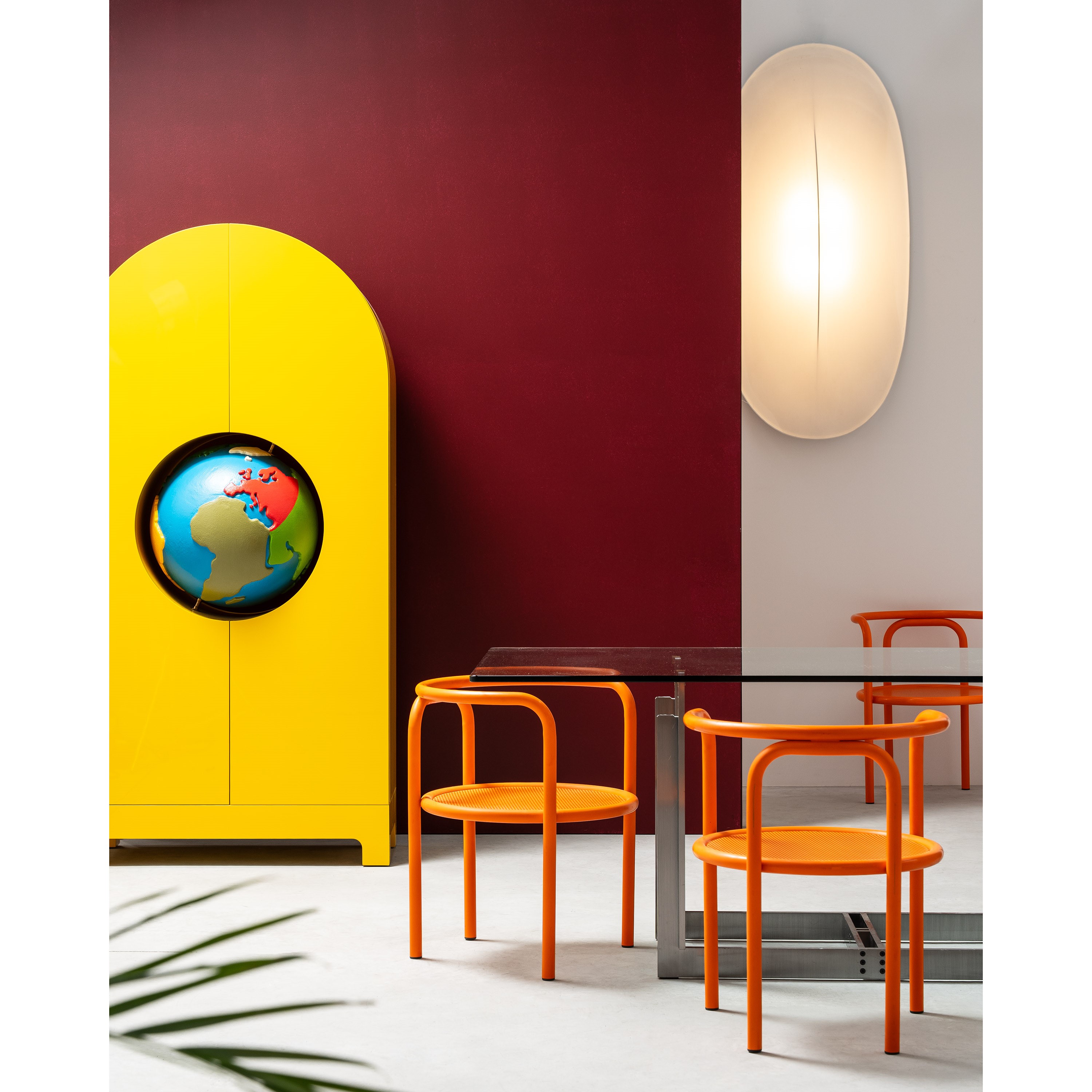 GAE AULENTI, SET DI SEI SEDIE 'LOCUS SOLUS'