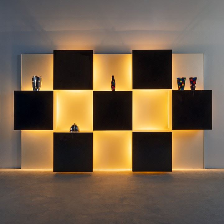ROBERTO MONSANI, LIBRERIA RETROILLUMINATA 'LIFE'