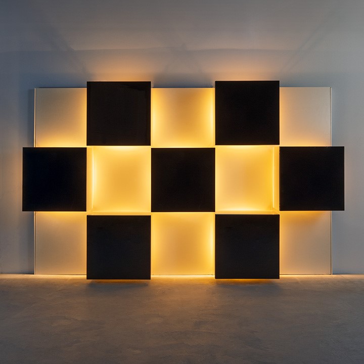 ROBERTO MONSANI, LIBRERIA RETROILLUMINATA 'LIFE'