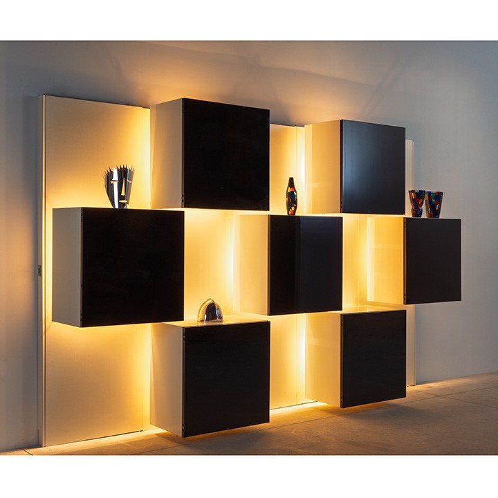 ROBERTO MONSANI, LIBRERIA RETROILLUMINATA 'LIFE'