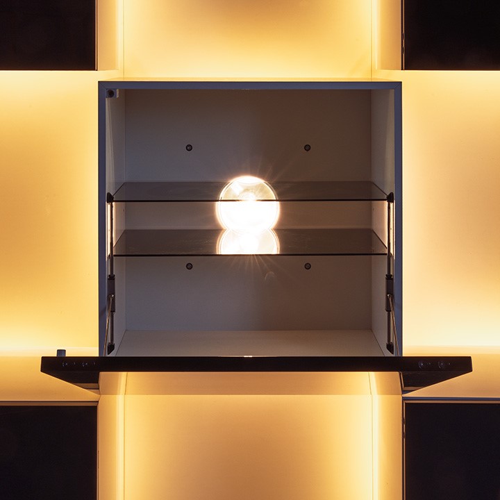 ROBERTO MONSANI, LIBRERIA RETROILLUMINATA 'LIFE'