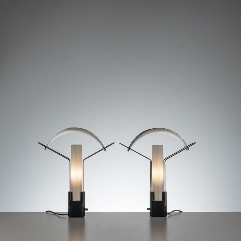 PERRY KING E SANTIAGO MIRANDA, COPPIA DI LAMPADE 'PALIO'