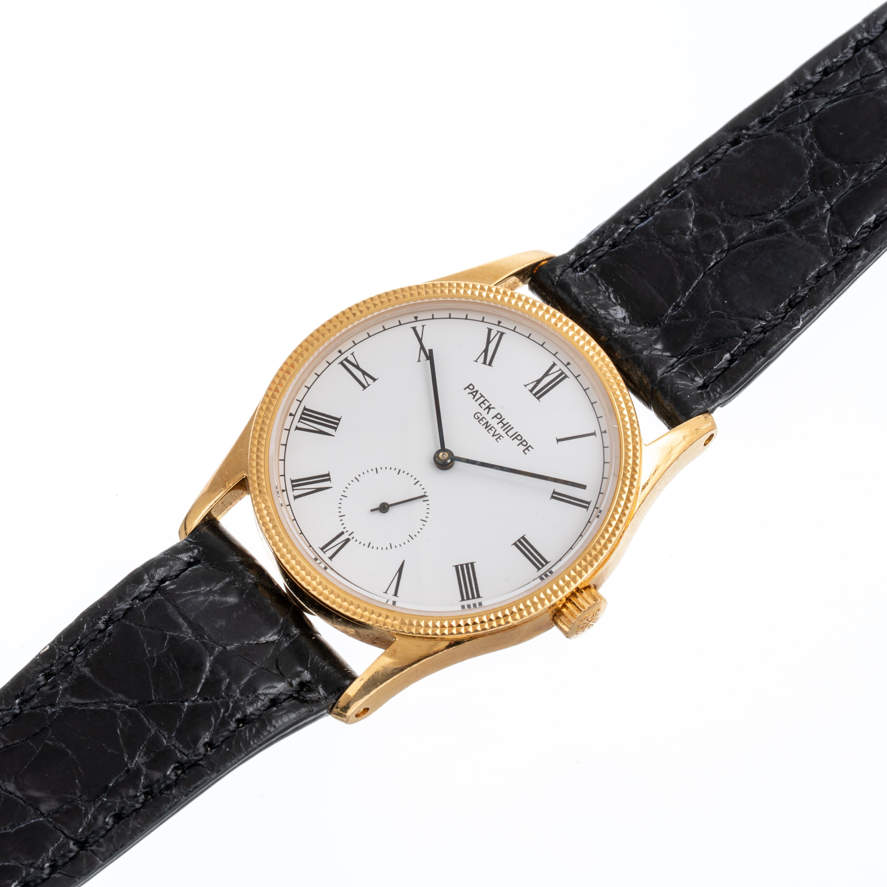PATEK PHILIPPE - CALATRAVAOROLOGIO SOLO TEMPO A CARICA MANUALE IN ORO GIALLO 18KT CON PICCOLI SEC...