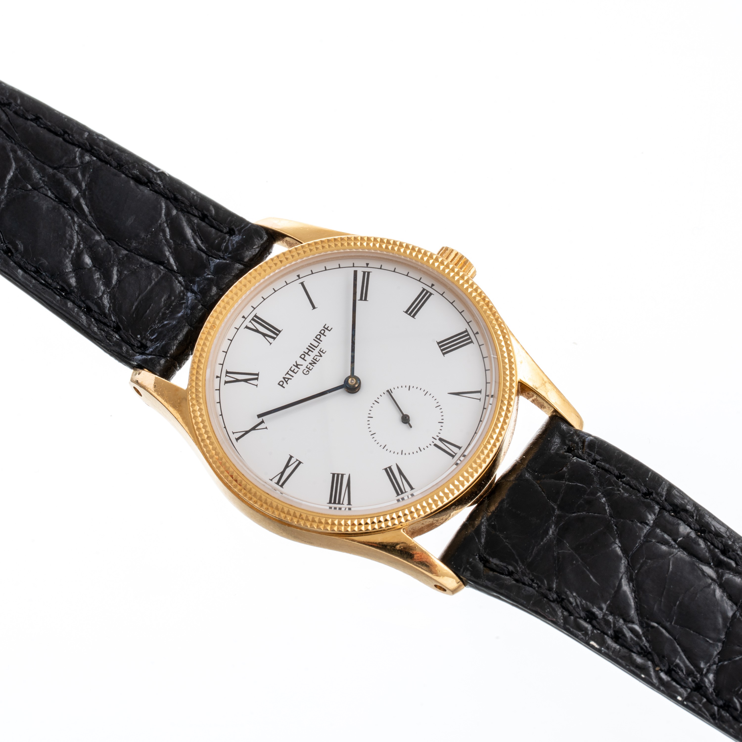 PATEK PHILIPPE - CALATRAVAOROLOGIO SOLO TEMPO A CARICA MANUALE IN ORO GIALLO 18KT CON PICCOLI SEC...