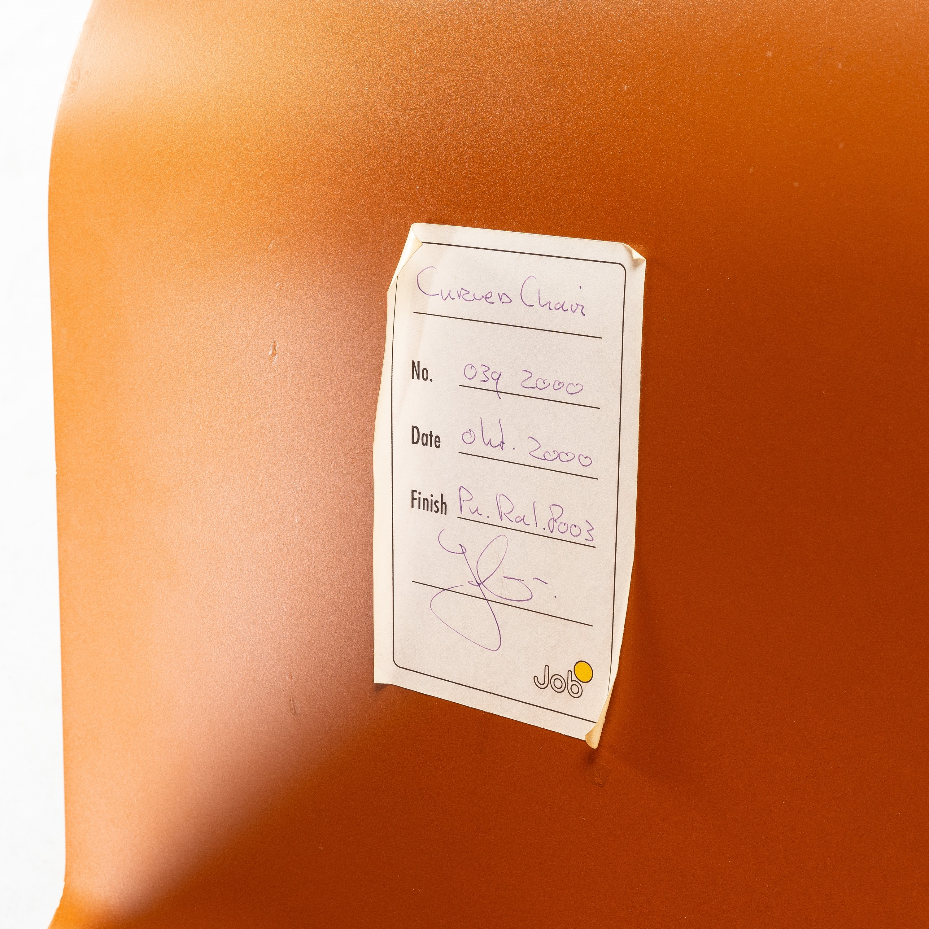 STUDIO JOB, 'CURVED CHAIR'