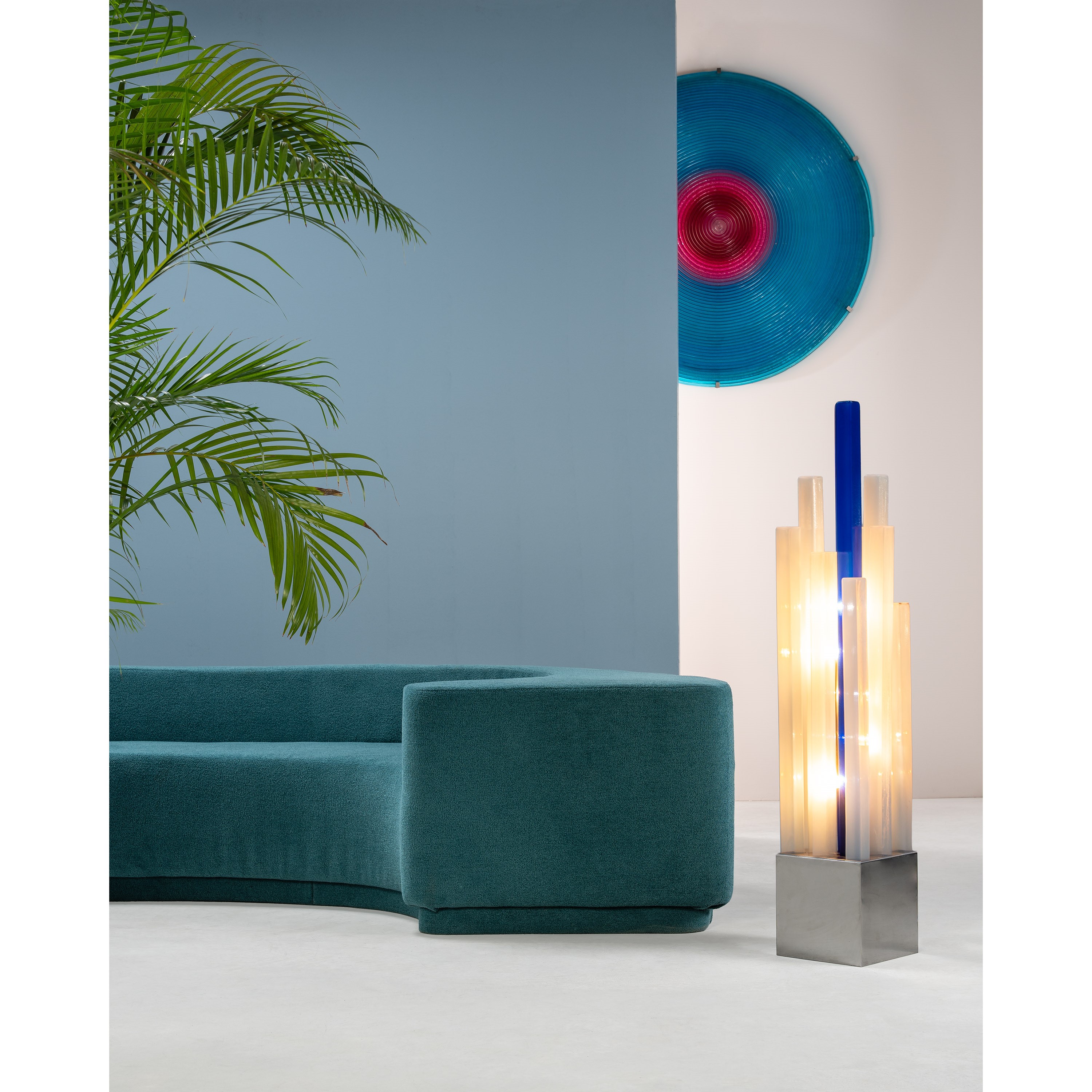 ROBERTO PAMIO, NOTI MASSARI E RENATO TOSO, DIVANO ANGOLARE 'LARA'