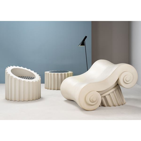 Studio 65 - STUDIO 65,  'ATTICA' ARMCHAIR AND 'ATTICA TL' TABLE