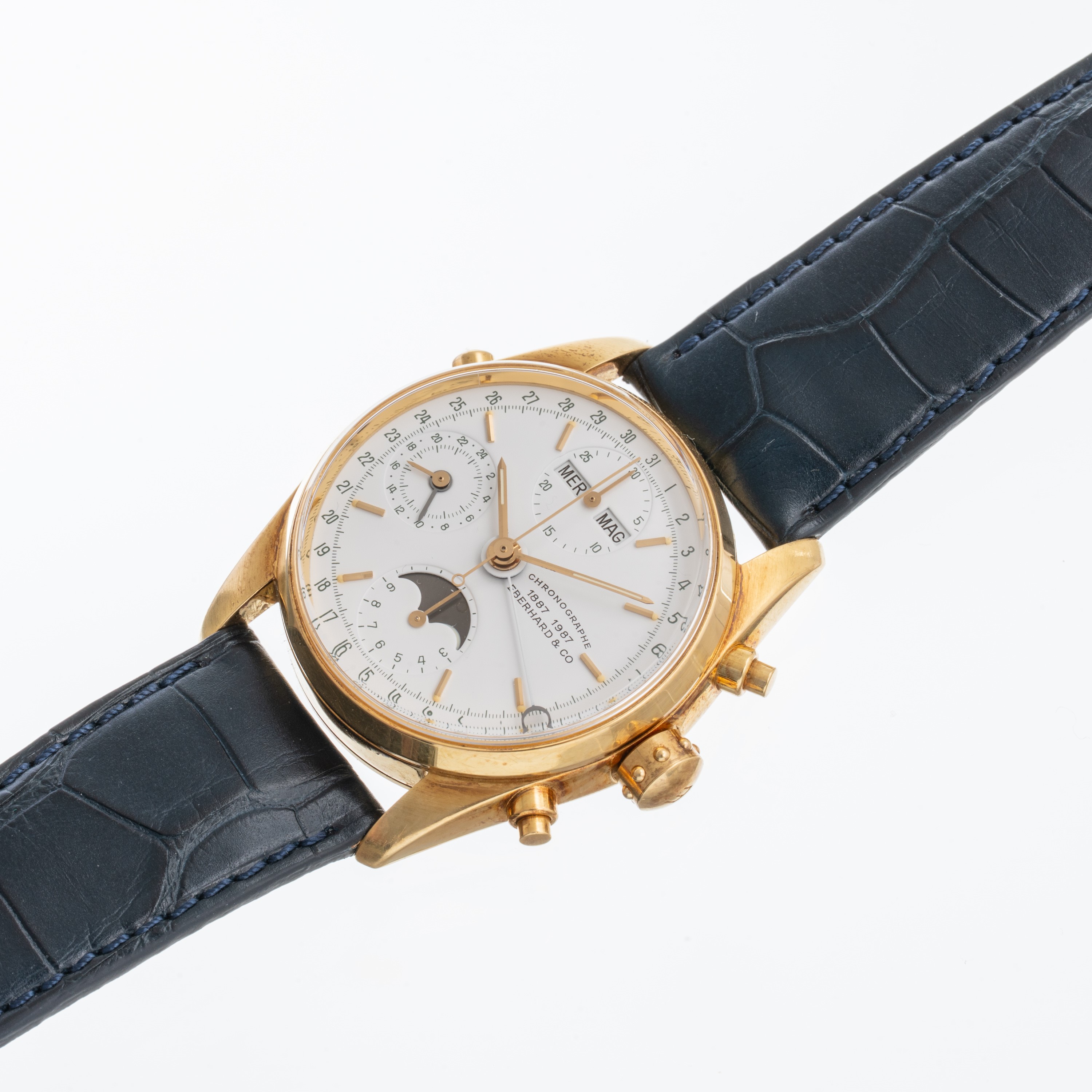 EBERHARD - NAVIMASTERCRONOGRAFO IN ORO GIALLO 18KT A CARICA AUTOMATICA AUTOMATICO CON CALENDARIO ...