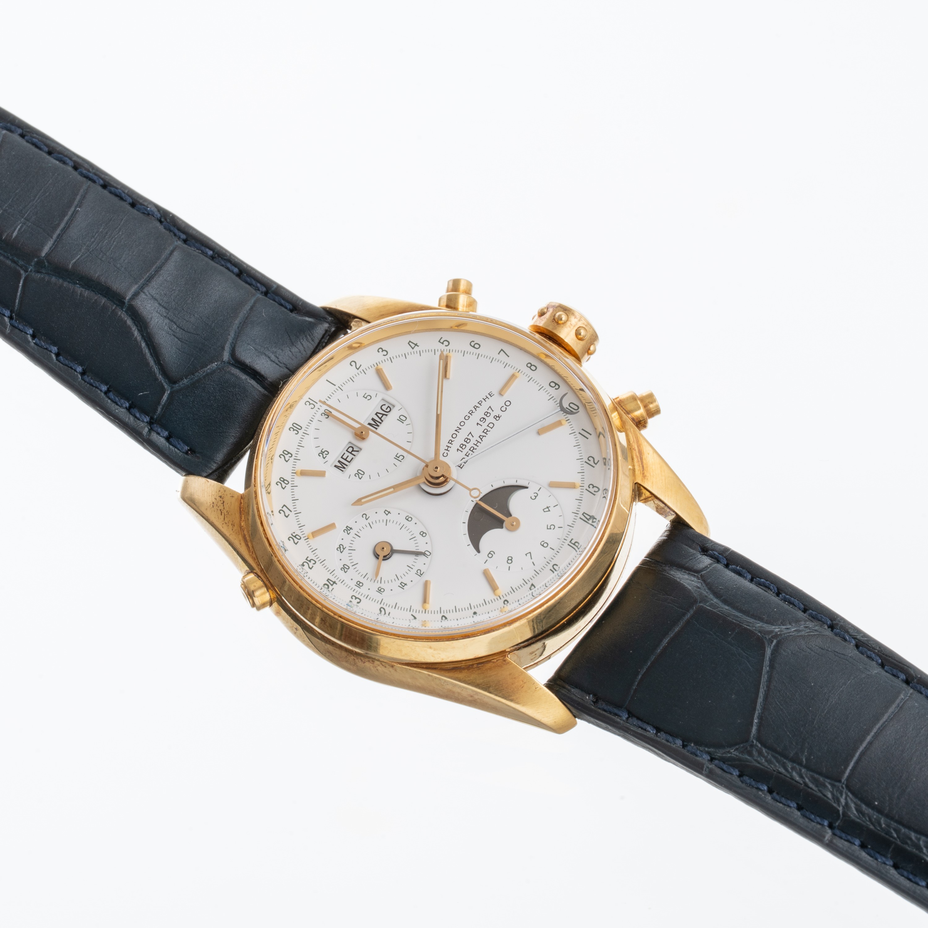 EBERHARD - NAVIMASTERCRONOGRAFO IN ORO GIALLO 18KT A CARICA AUTOMATICA AUTOMATICO CON CALENDARIO ...