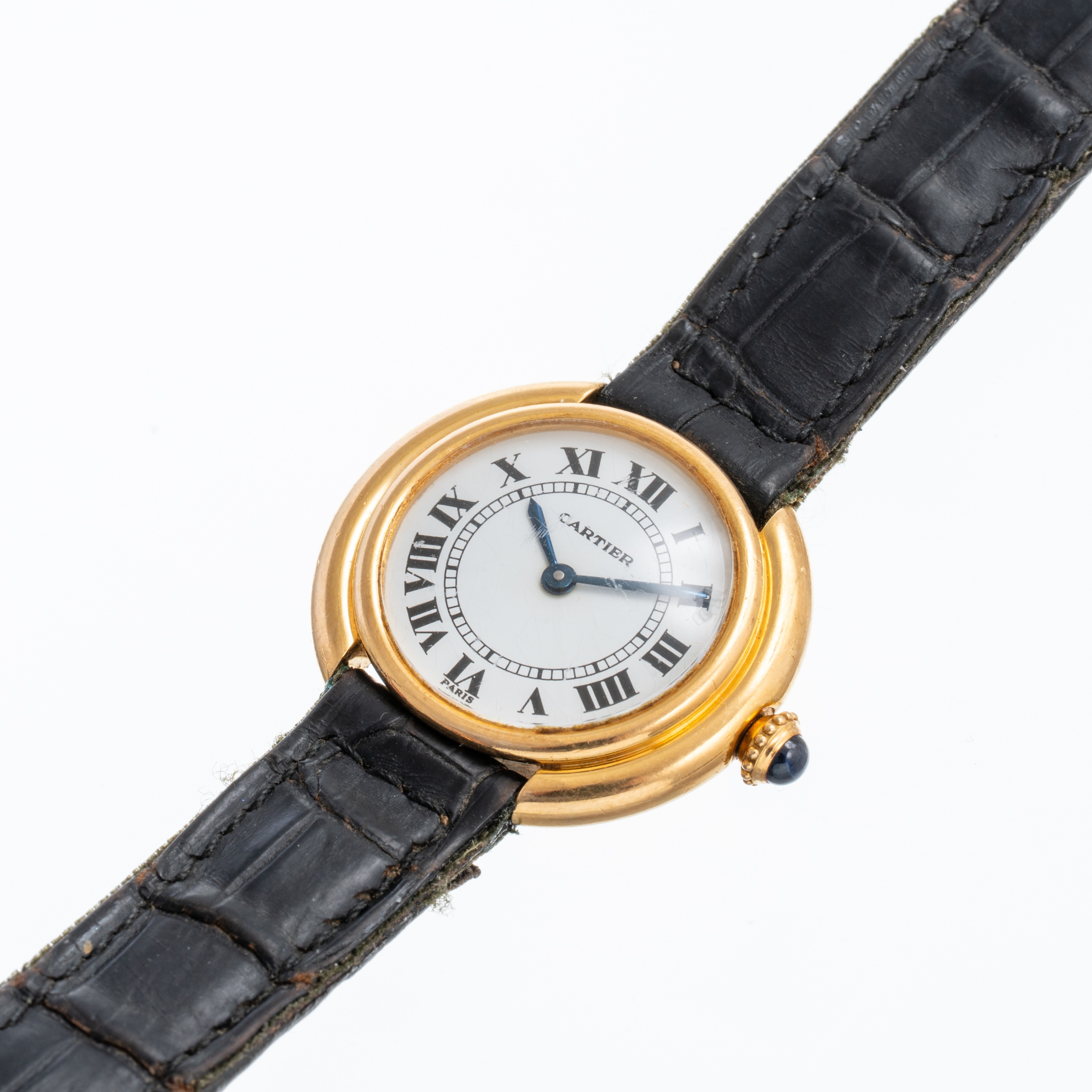 CARTIER - ELLIPSEOROLOGIO SOLO TEMPO A CARICA MANUALE IN ORO GIALLO 18K CON DEPLOYANTE ORO GIALLO...
