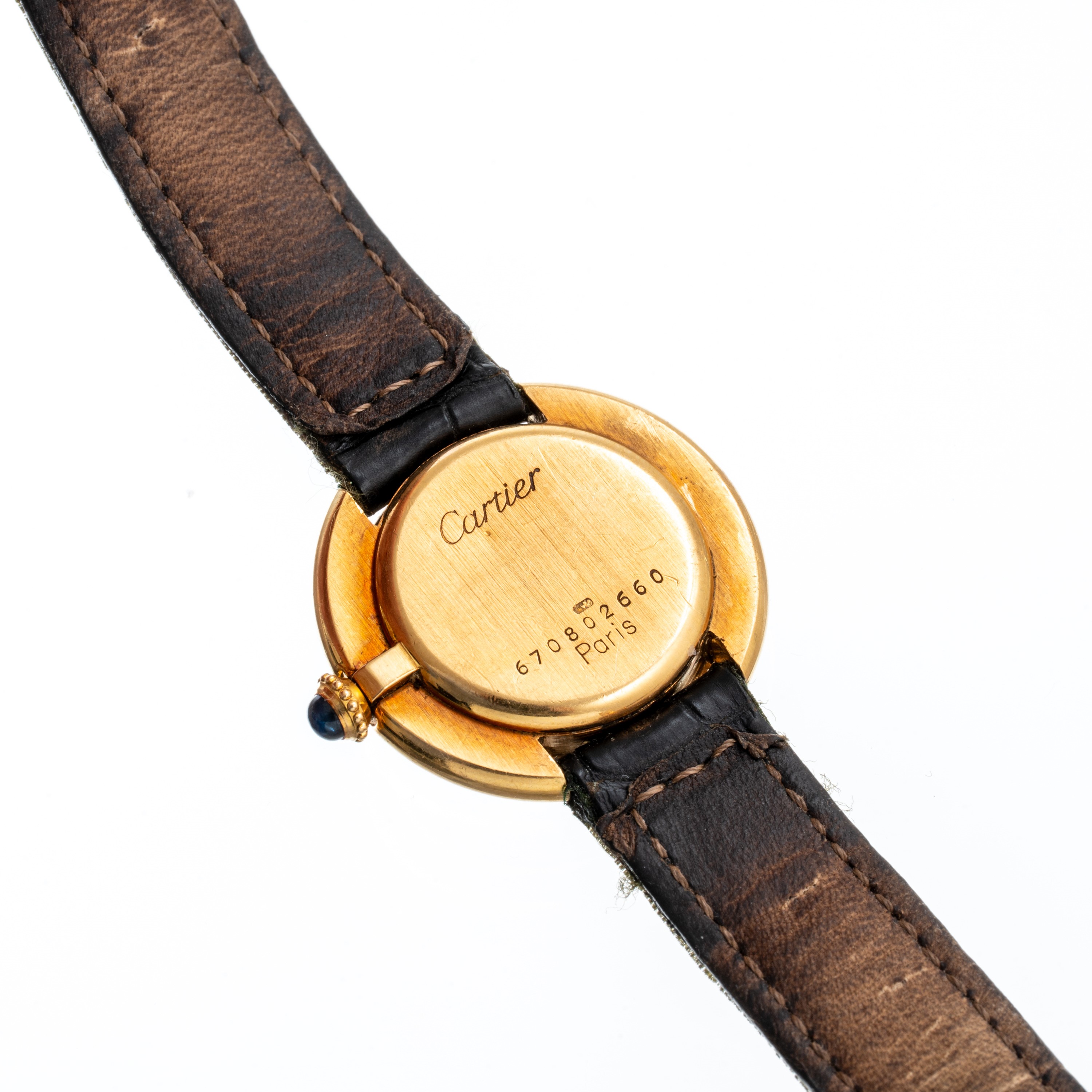 CARTIER - ELLIPSEOROLOGIO SOLO TEMPO A CARICA MANUALE IN ORO GIALLO 18K CON DEPLOYANTE ORO GIALLO...