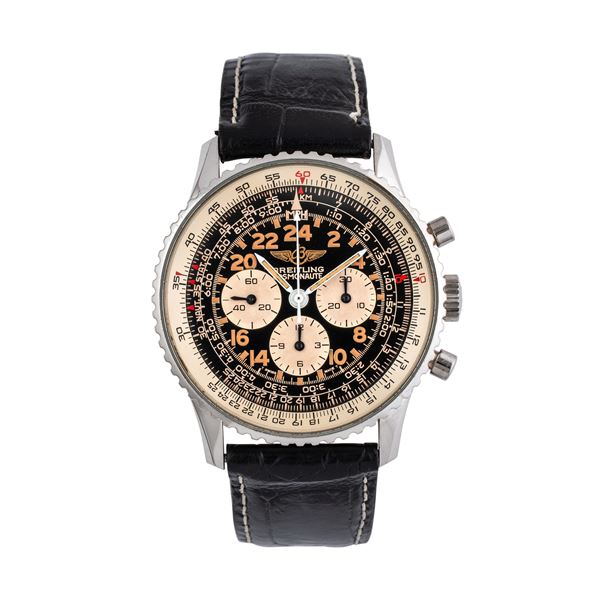 BREITLING - BREITLING - NAVITMER COSMONAUTE STEEL MANUAL WINDING CHRONOGRAPH WITH 24-HOUR DIAL