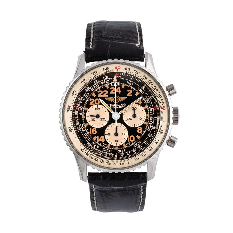 BREITLING - NAVITIMER COSMONAUTECRONOGRAFO IN ACCIAIO A CARICA MANUALE CON QUADRANTE 24 ORE
