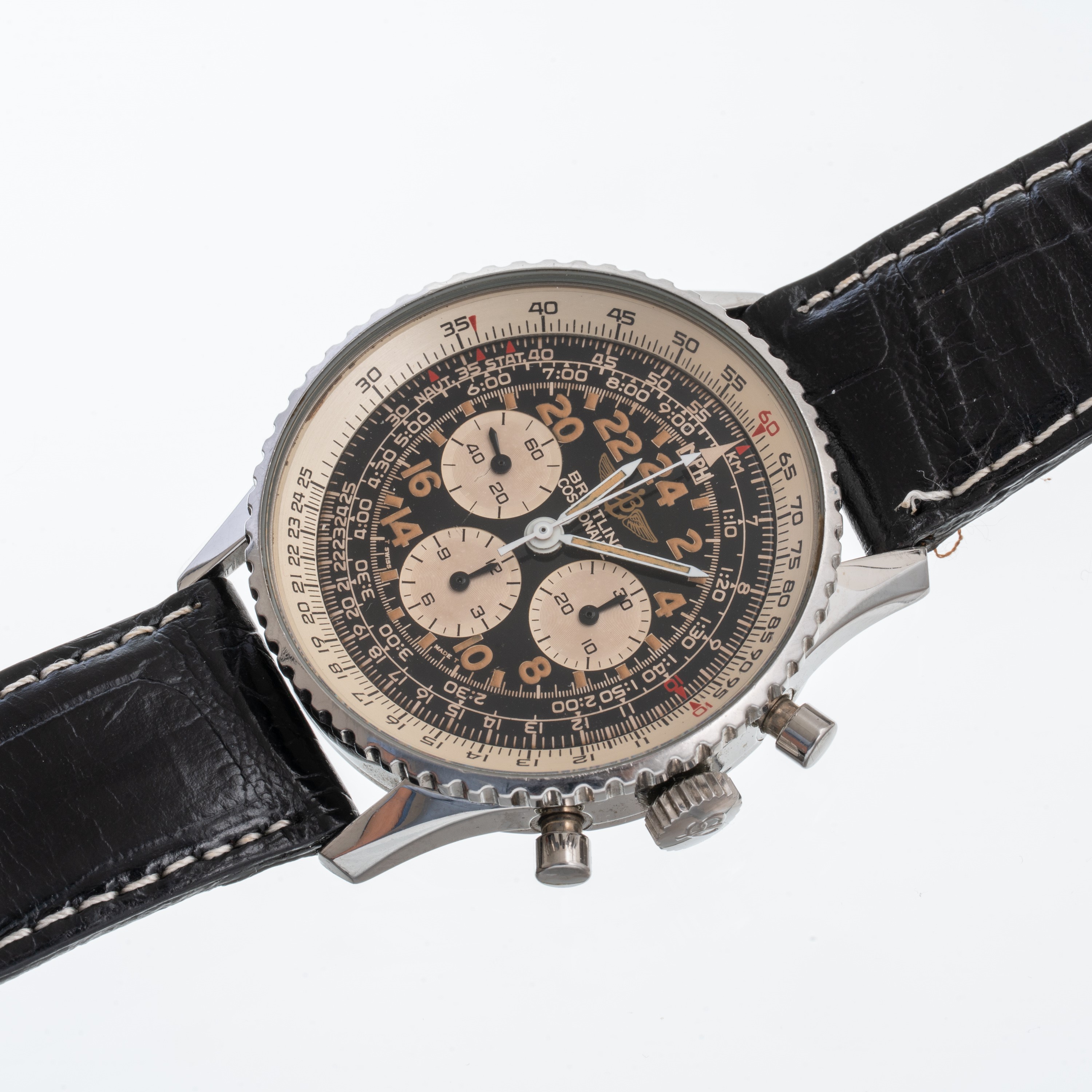 BREITLING - NAVITIMER COSMONAUTECRONOGRAFO IN ACCIAIO A CARICA MANUALE CON QUADRANTE 24 ORE