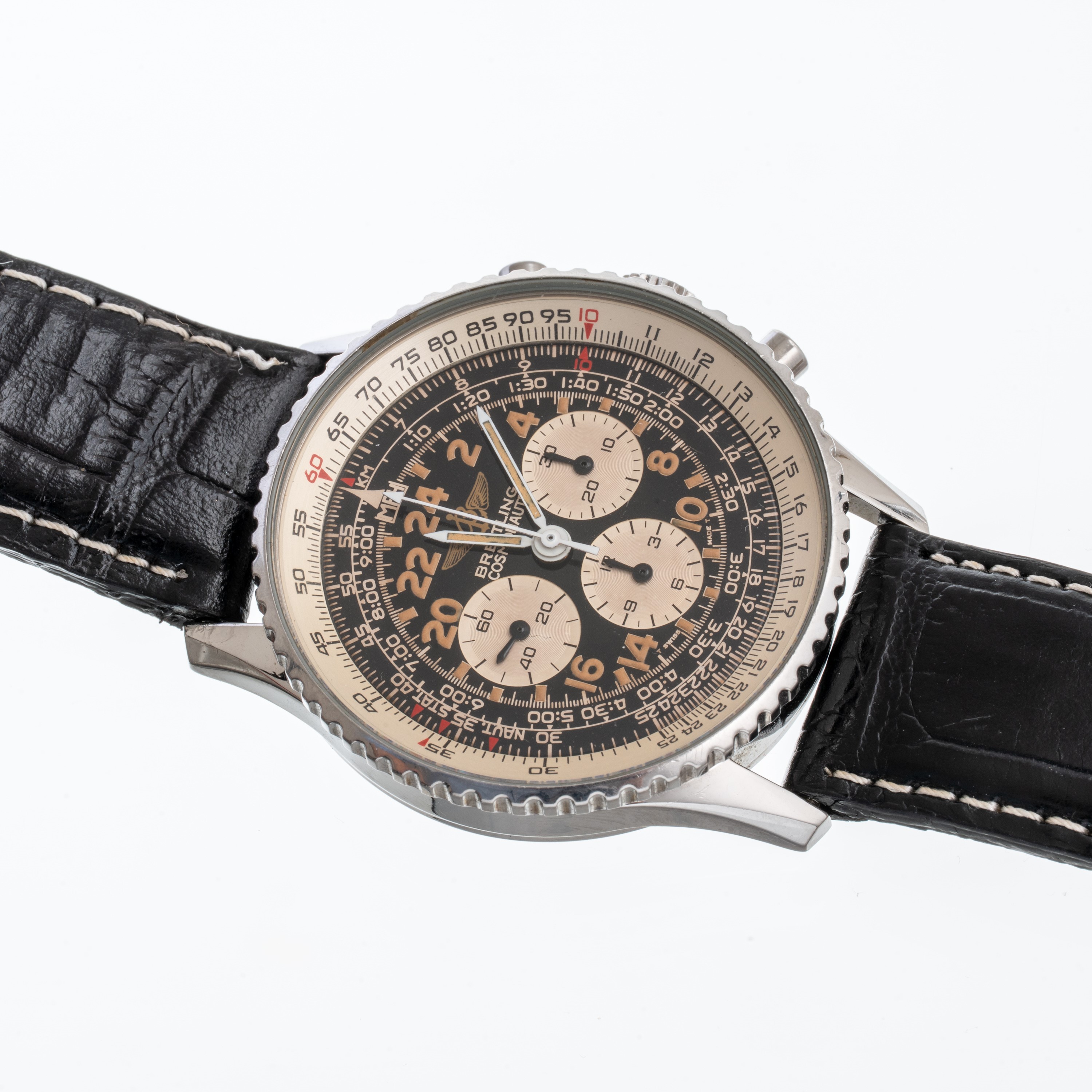 BREITLING - NAVITIMER COSMONAUTECRONOGRAFO IN ACCIAIO A CARICA MANUALE CON QUADRANTE 24 ORE