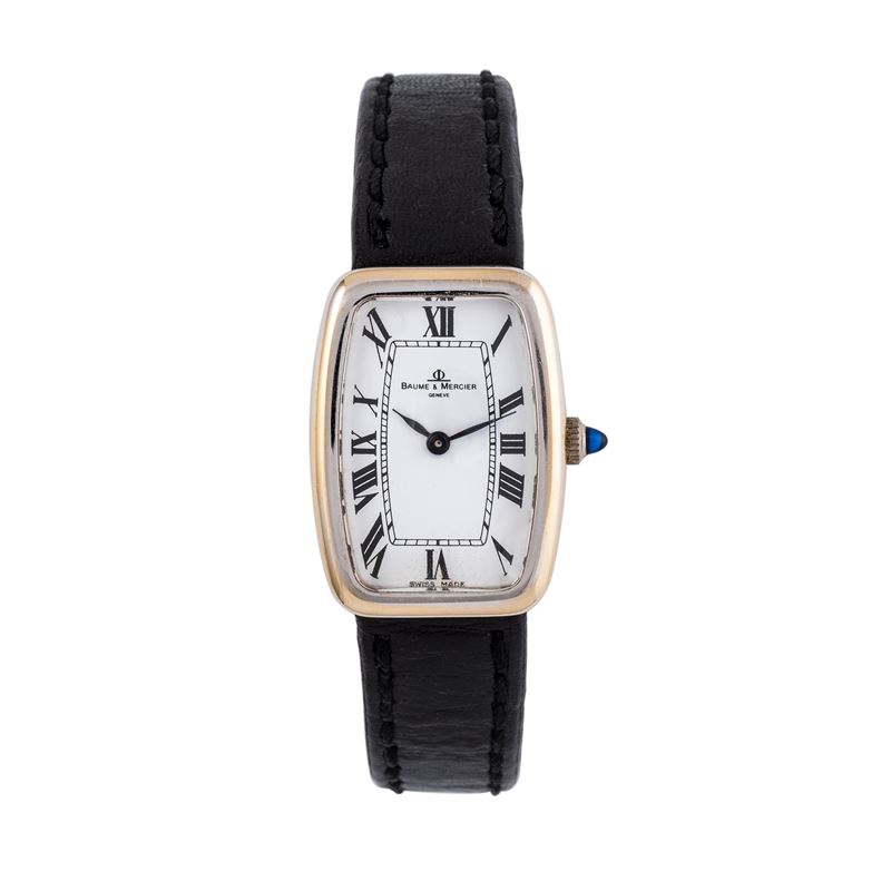BAUME & MERICER - FABERGE'OROLOGIO SOLO TEMPO CARICA MANUALE IN ORO BIANCO 18KT CON QUADRANTE BIA...