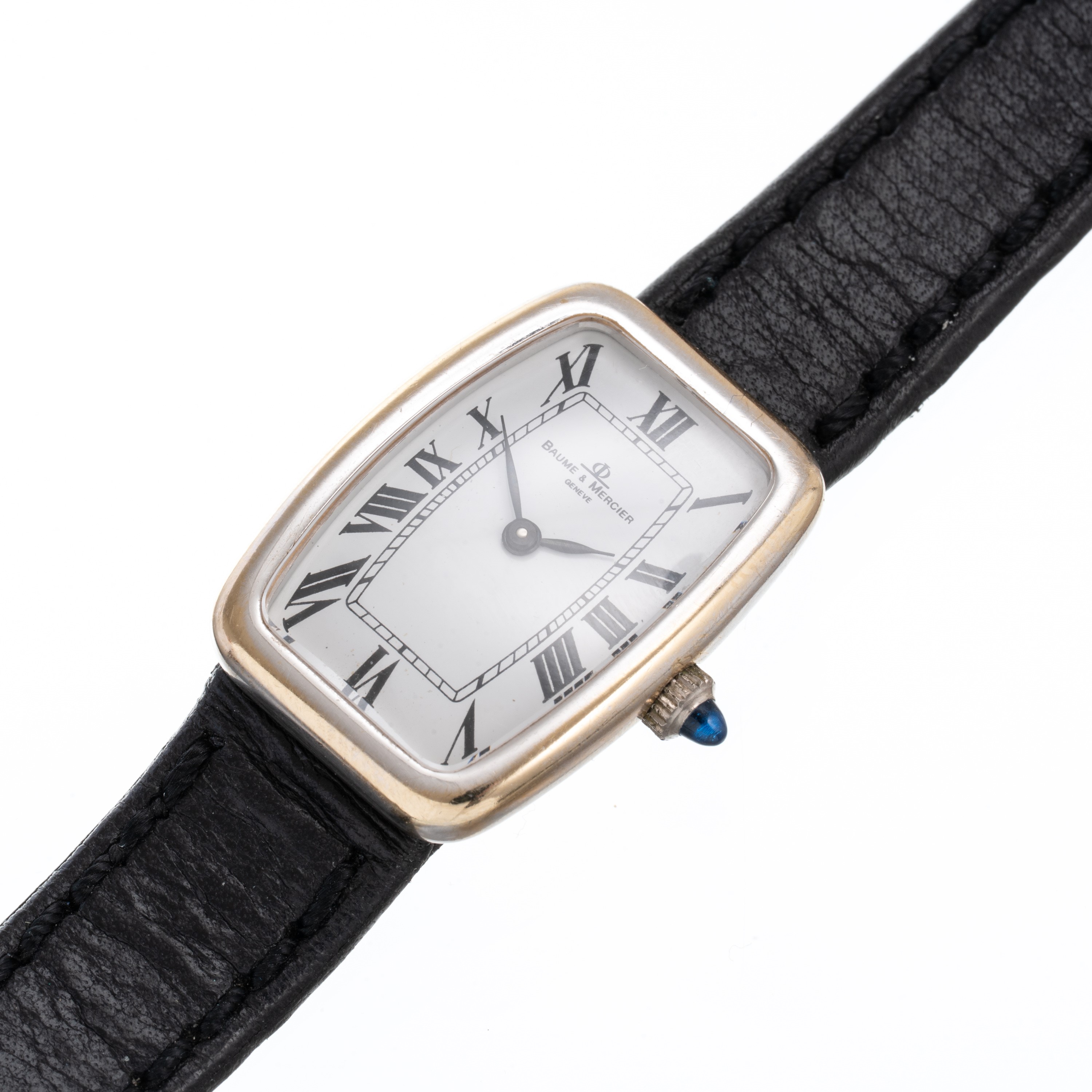BAUME & MERICER - FABERGE'OROLOGIO SOLO TEMPO CARICA MANUALE IN ORO BIANCO 18KT CON QUADRANTE BIA...