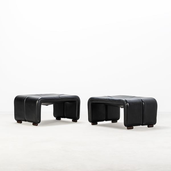 Afra e Tobia Scarpa - AFRA E TOBIA SCARPA, PAIR OF 'CORONADO' STOOLS