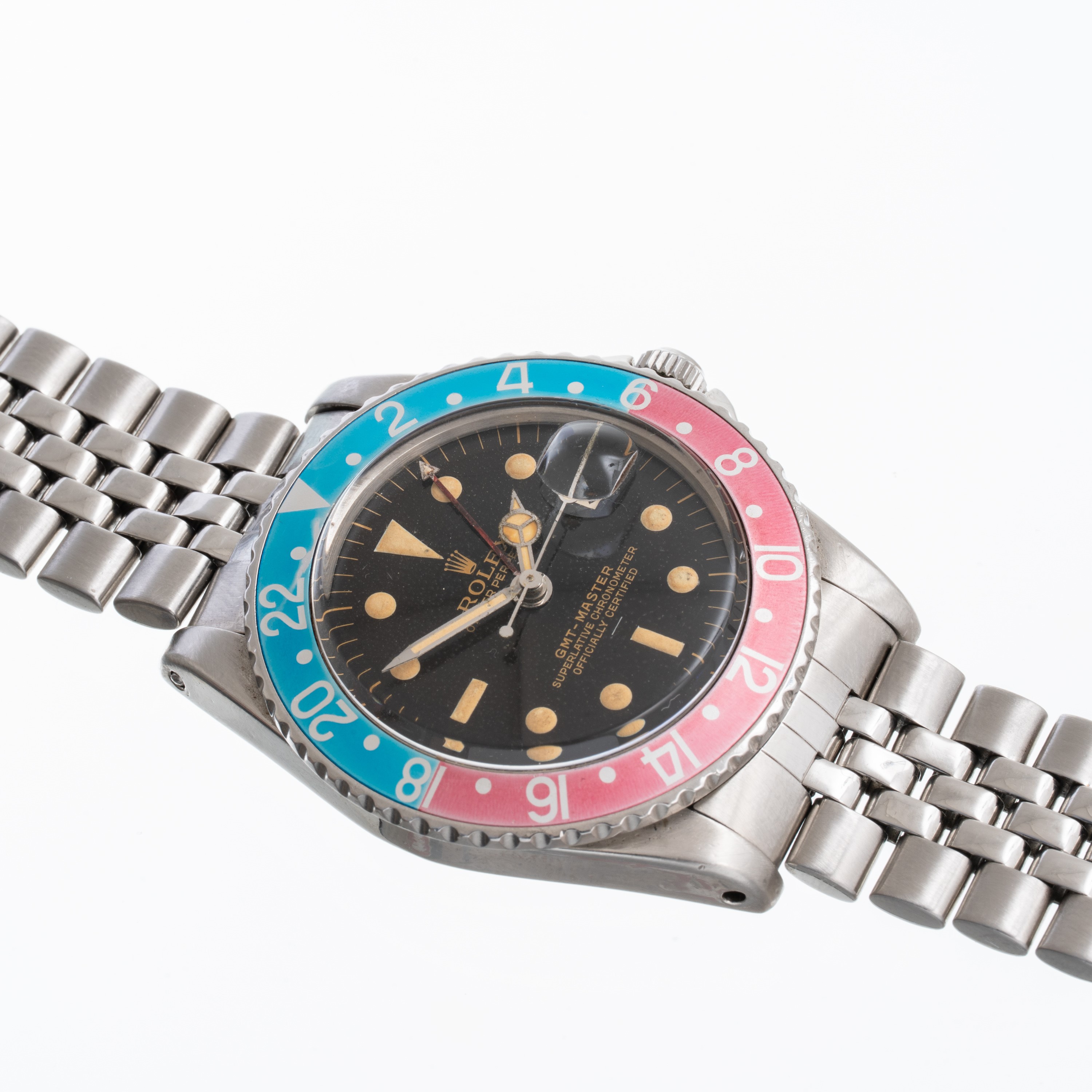 ROLEX - GMT MASTEROROLOGIO IN ACCIAIO A CARICA AUTOMATICA CON QUADRANTE MARRONE UNDERLINE DOPPIO ...