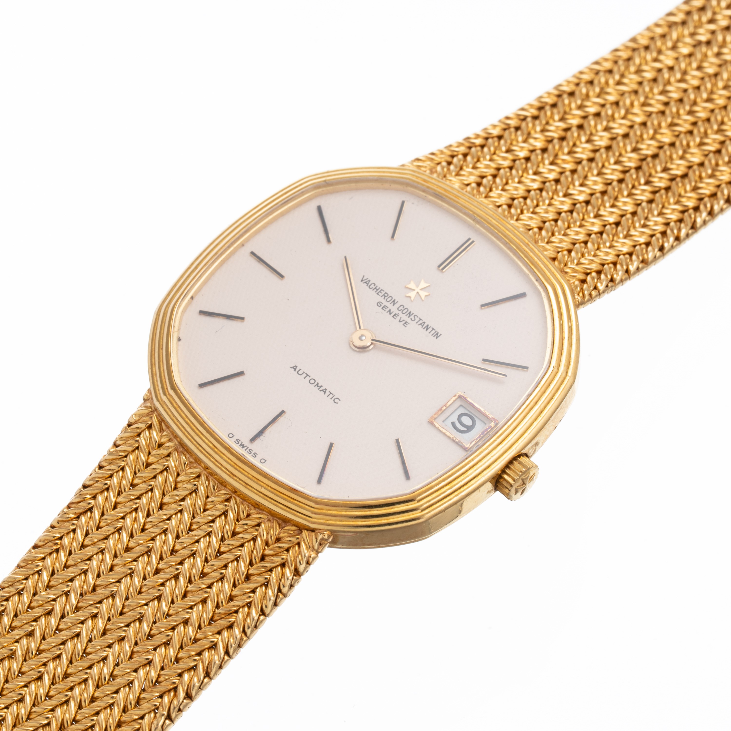 VACHERON CONSTANTIN - ULTRATHINOROLOGIO A CARICA AUTOMATICA IN ORO GIALLO 18KT CON BRACCIALE INTE...