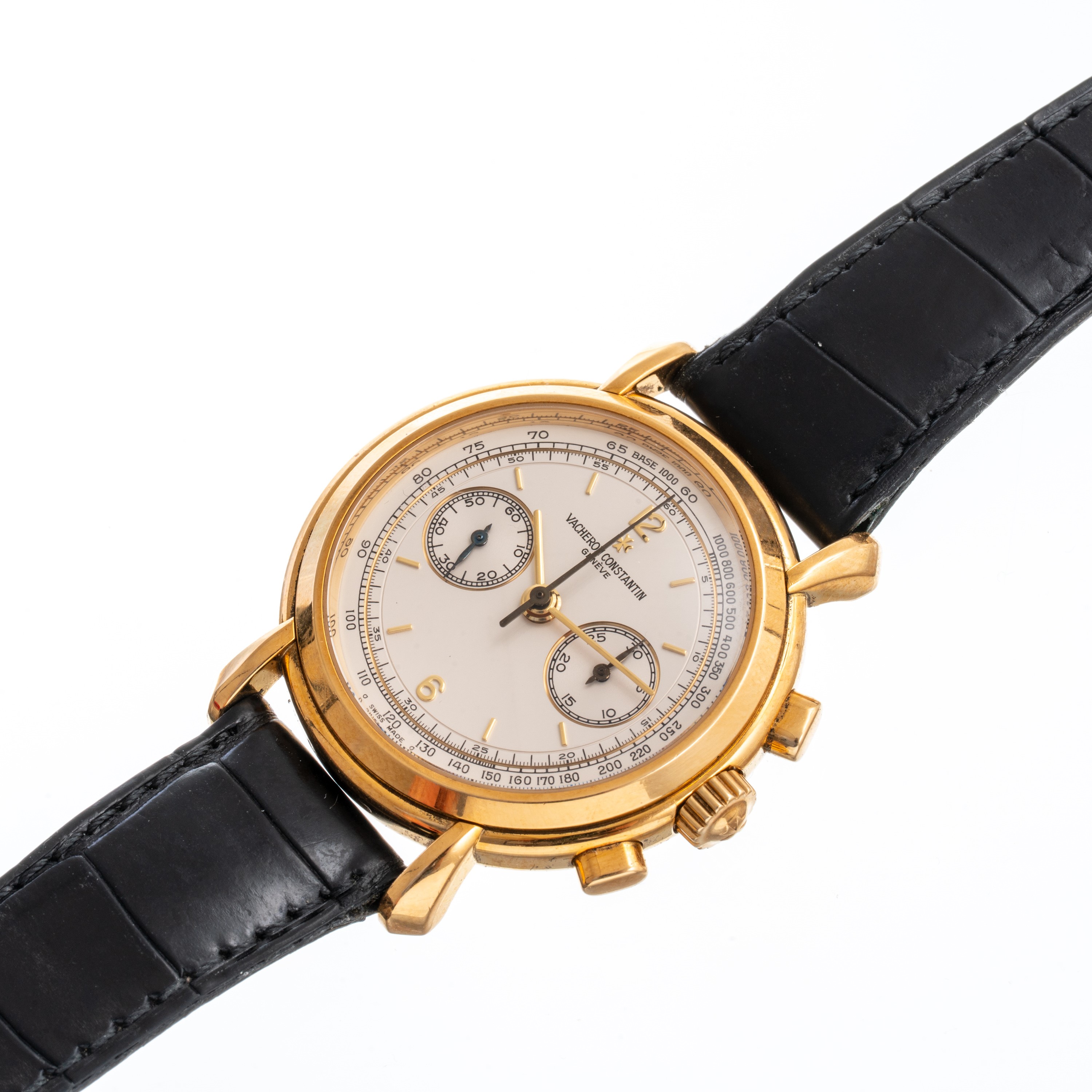 VACHERON CONSTANTIN - HISTORIQUE CHRONOGRAPHCRONOGRAFO A CARICA MANUALE IN ORO GIALLO 18KT CON QU...