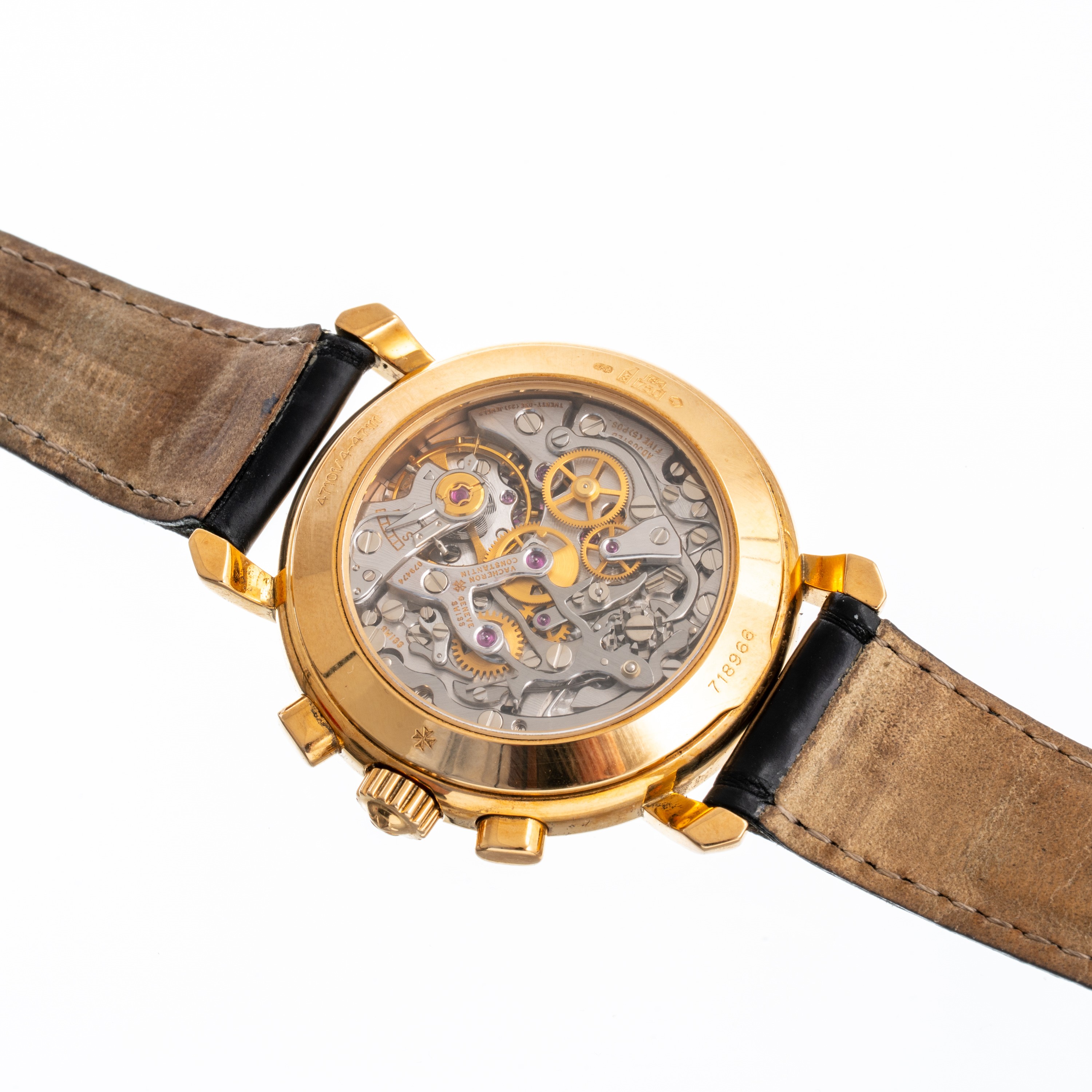VACHERON CONSTANTIN - HISTORIQUE CHRONOGRAPHCRONOGRAFO A CARICA MANUALE IN ORO GIALLO 18KT CON QU...
